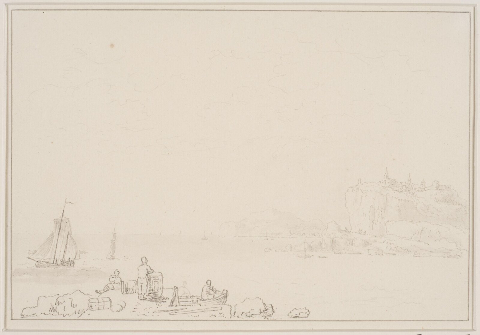 Drawing, Anthony Thomas Devis, c.1800s