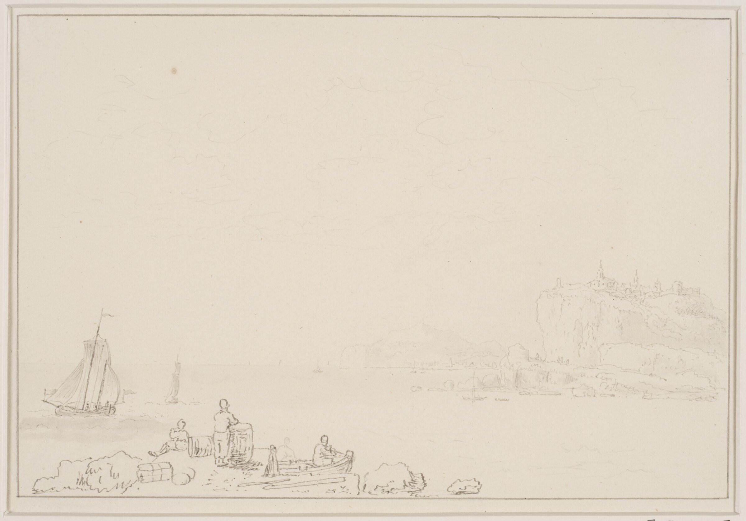 Drawing, Anthony Thomas Devis, c.1800s