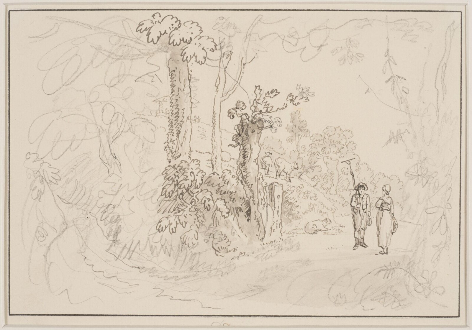 Drawing, Anthony Thomas Devis, c.1800s