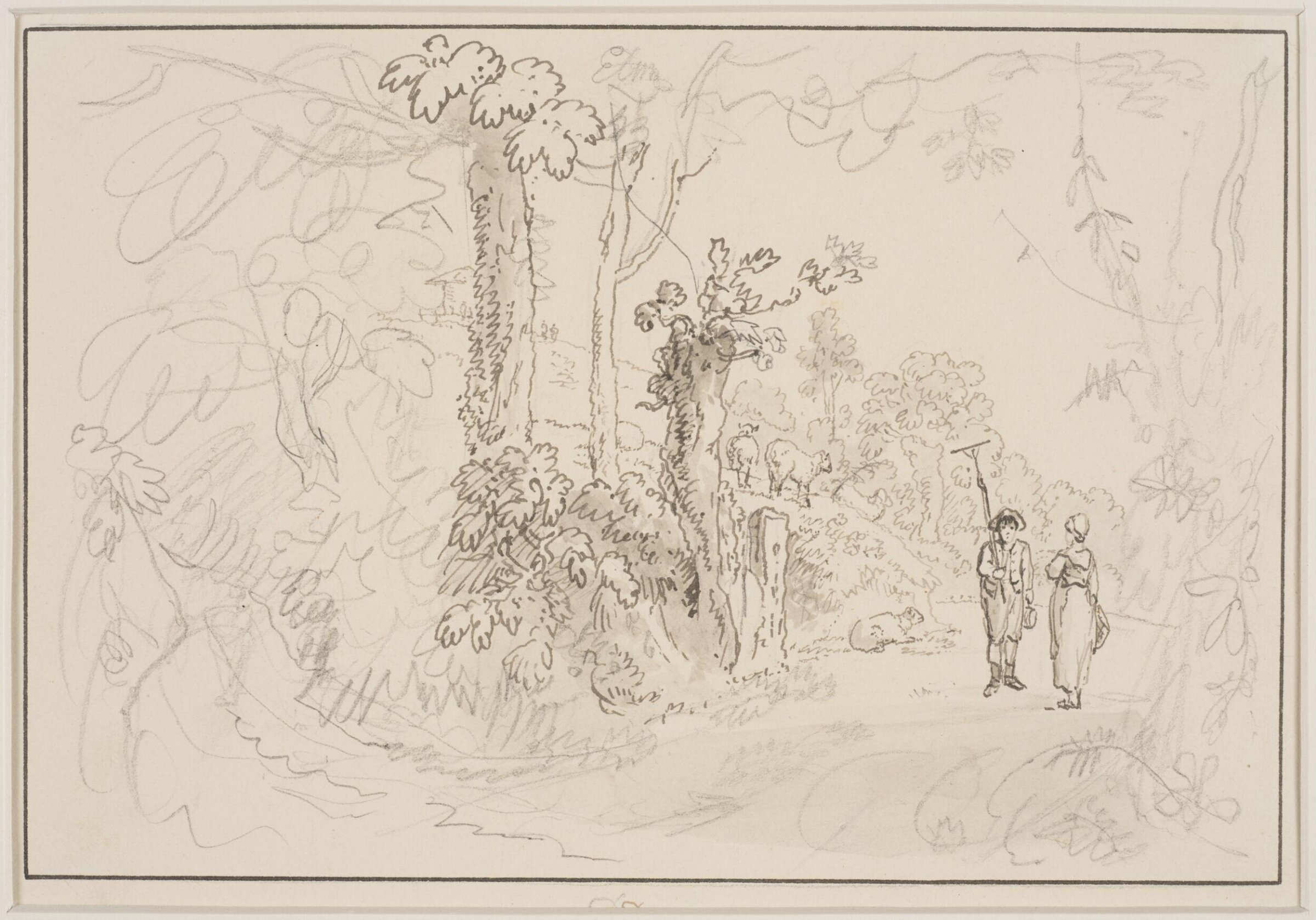 Drawing, Anthony Thomas Devis, c.1800s