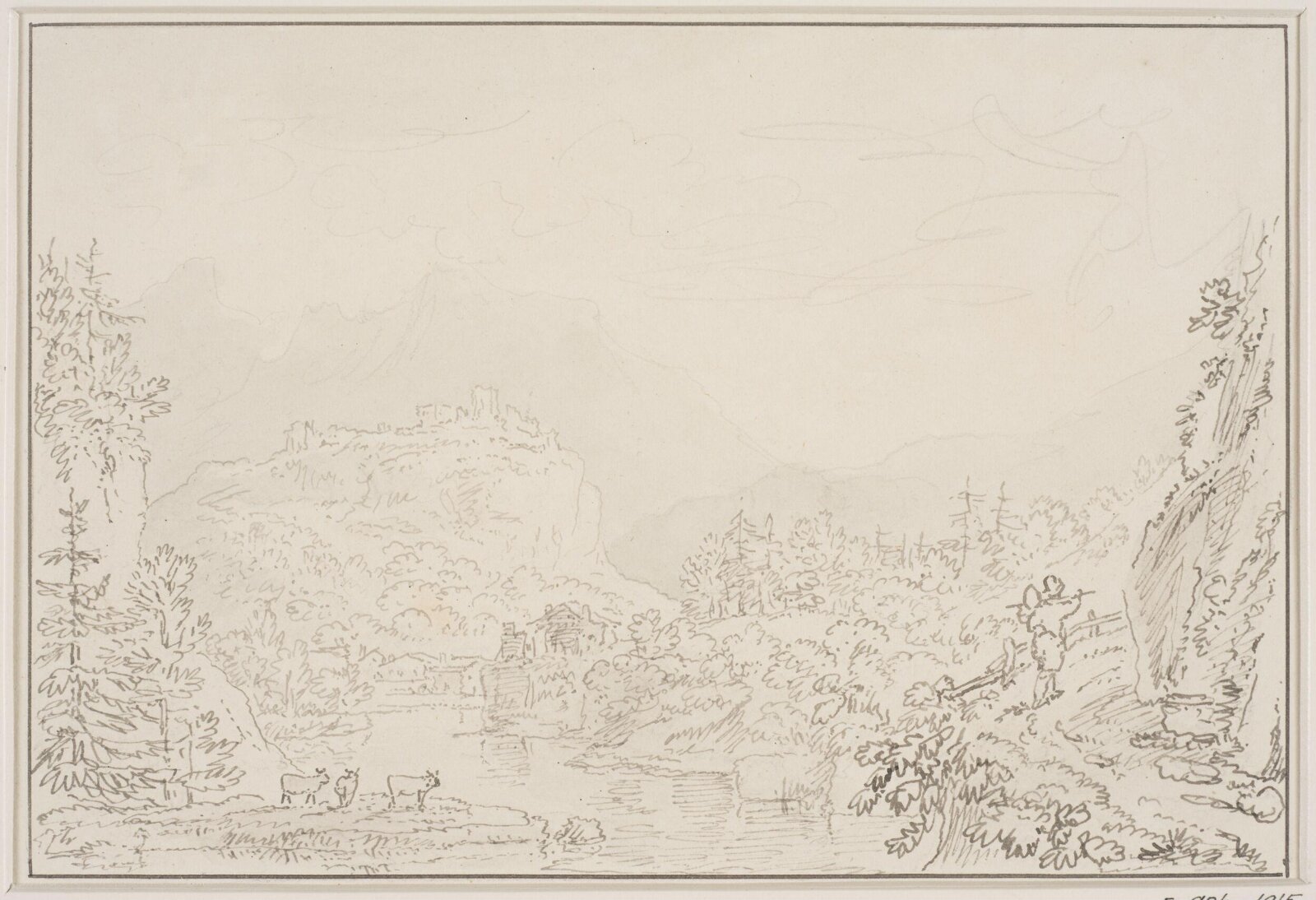Drawing, Anthony Thomas Devis, c.1800s