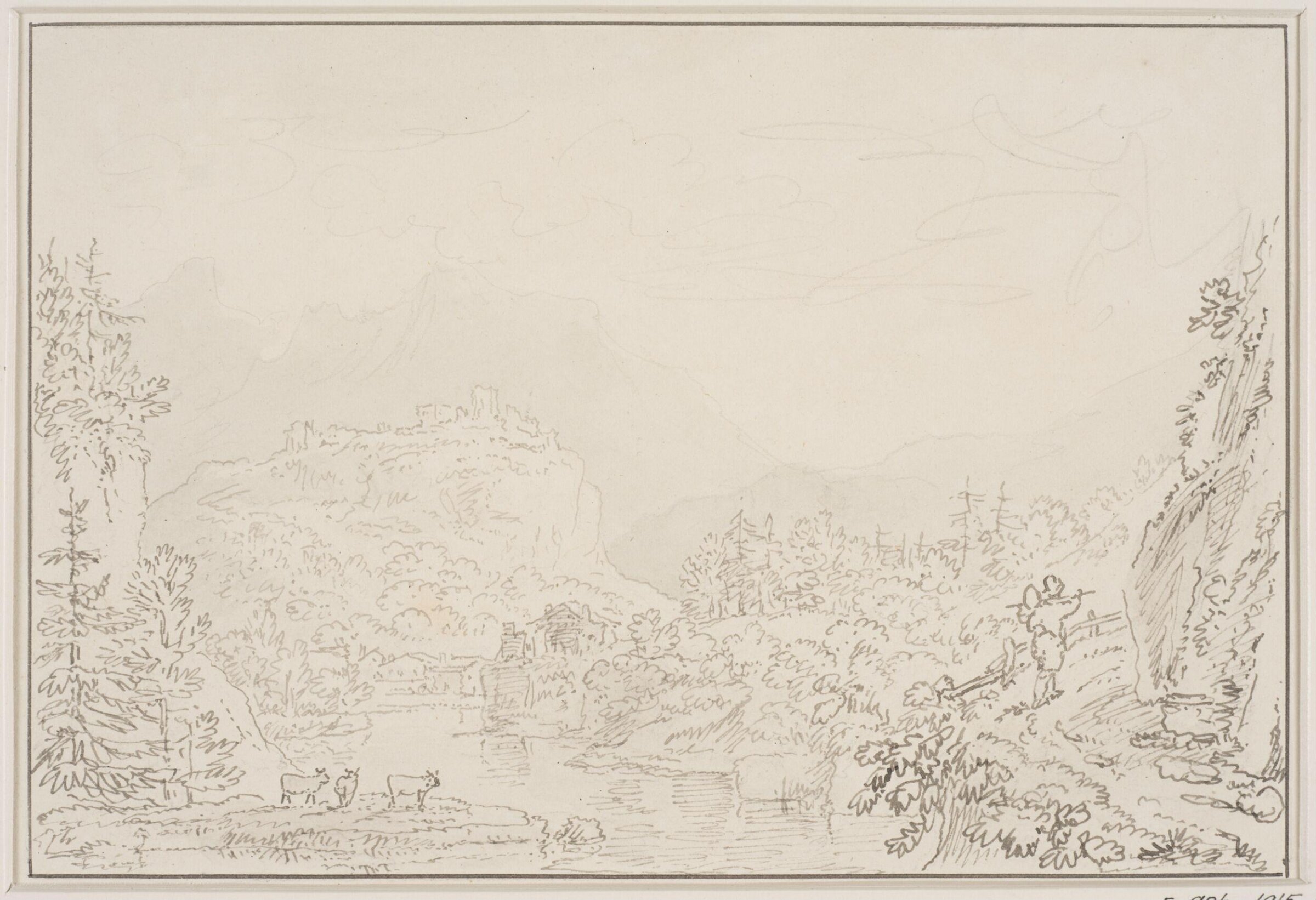 Drawing, Anthony Thomas Devis, c.1800s
