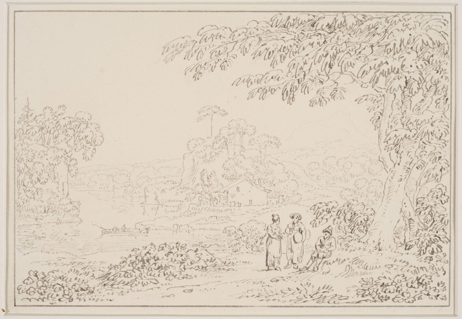 Drawing, Anthony Thomas Devis, c.1800s