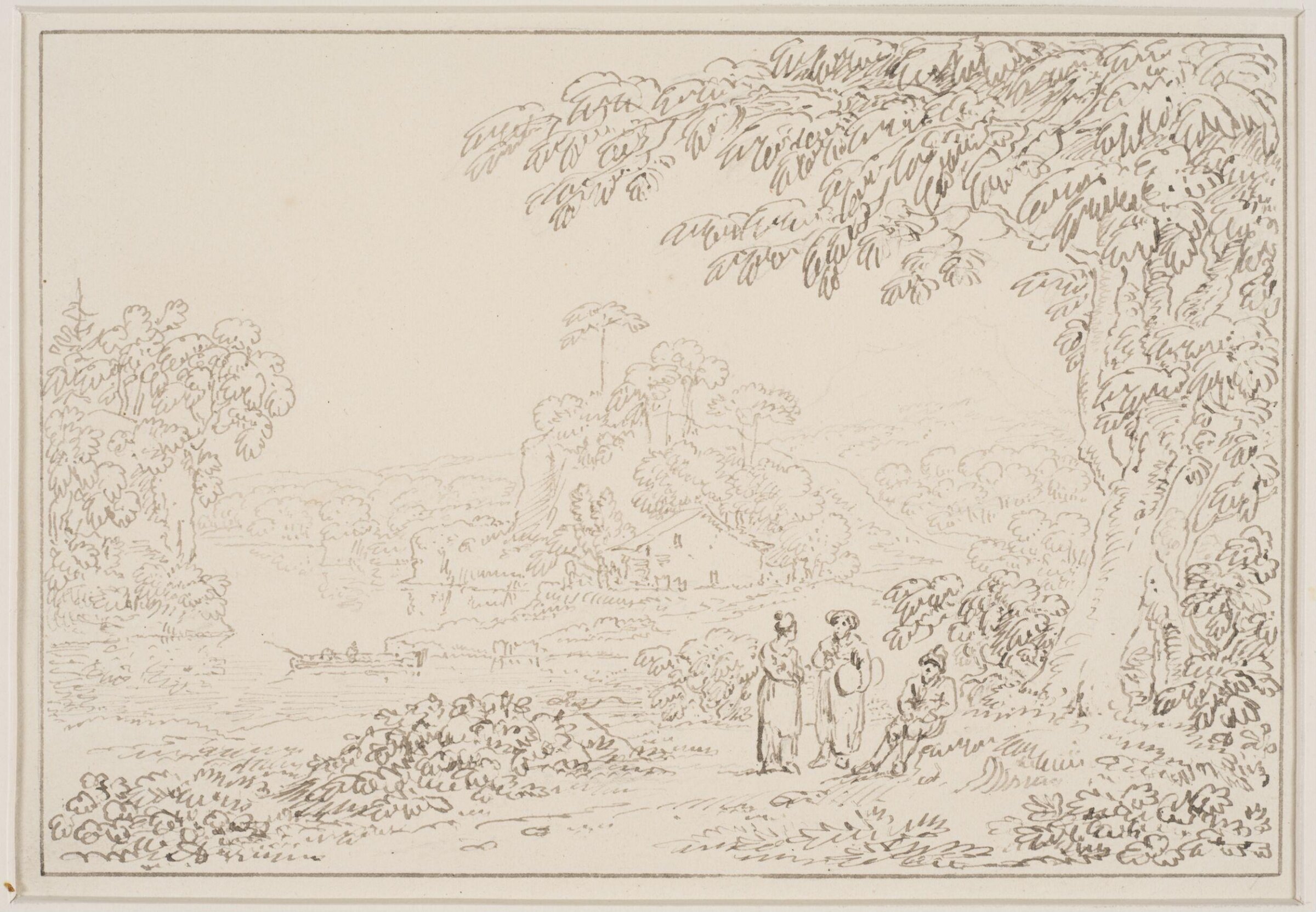 Drawing, Anthony Thomas Devis, c.1800s