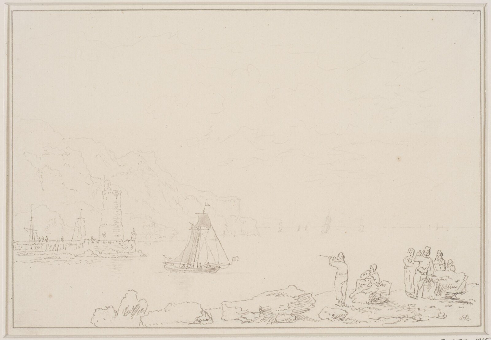Drawing, Anthony Thomas Devis, c.1800s