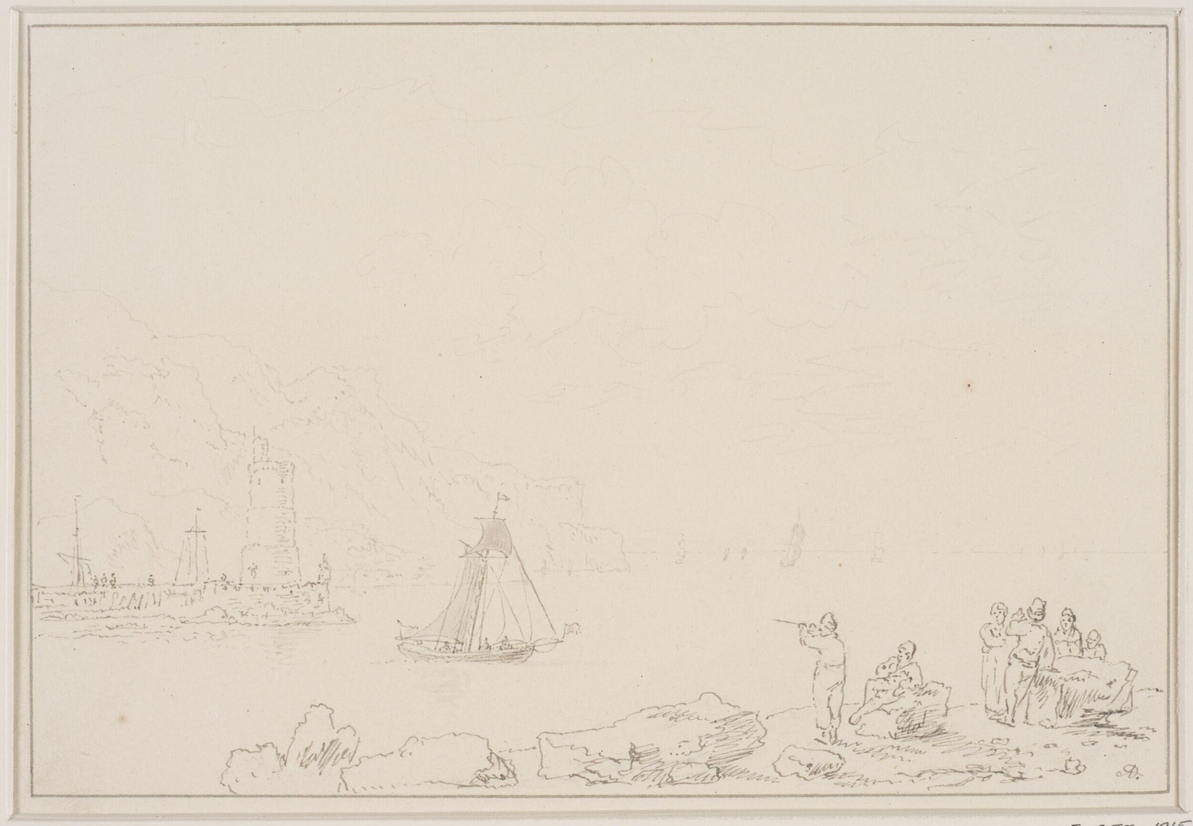 Drawing, Anthony Thomas Devis, c.1800s