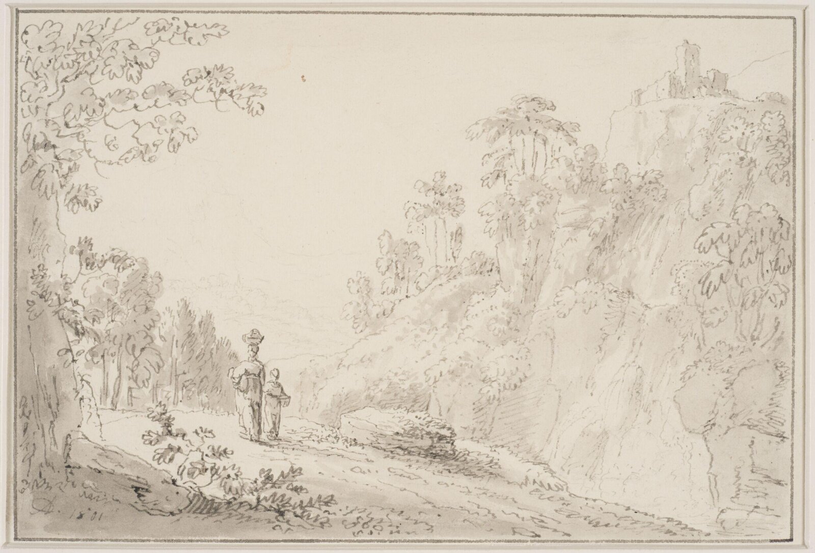 Drawing, Anthony Thomas Devis, ок. XIX века
