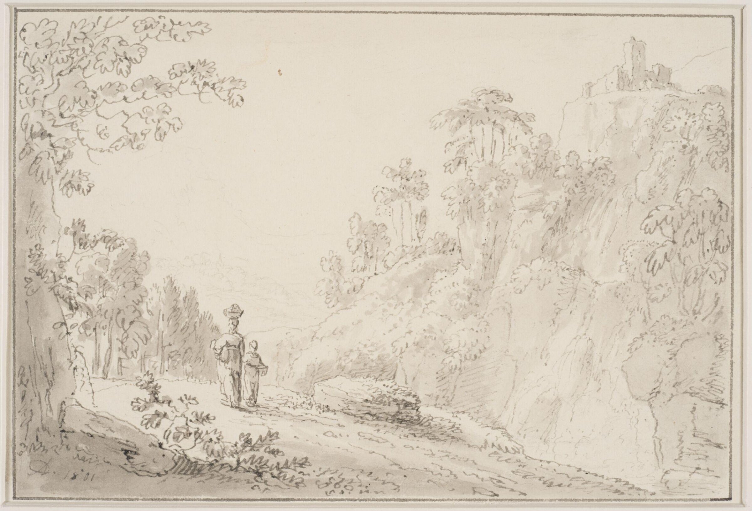 Drawing, Anthony Thomas Devis, c.1800s