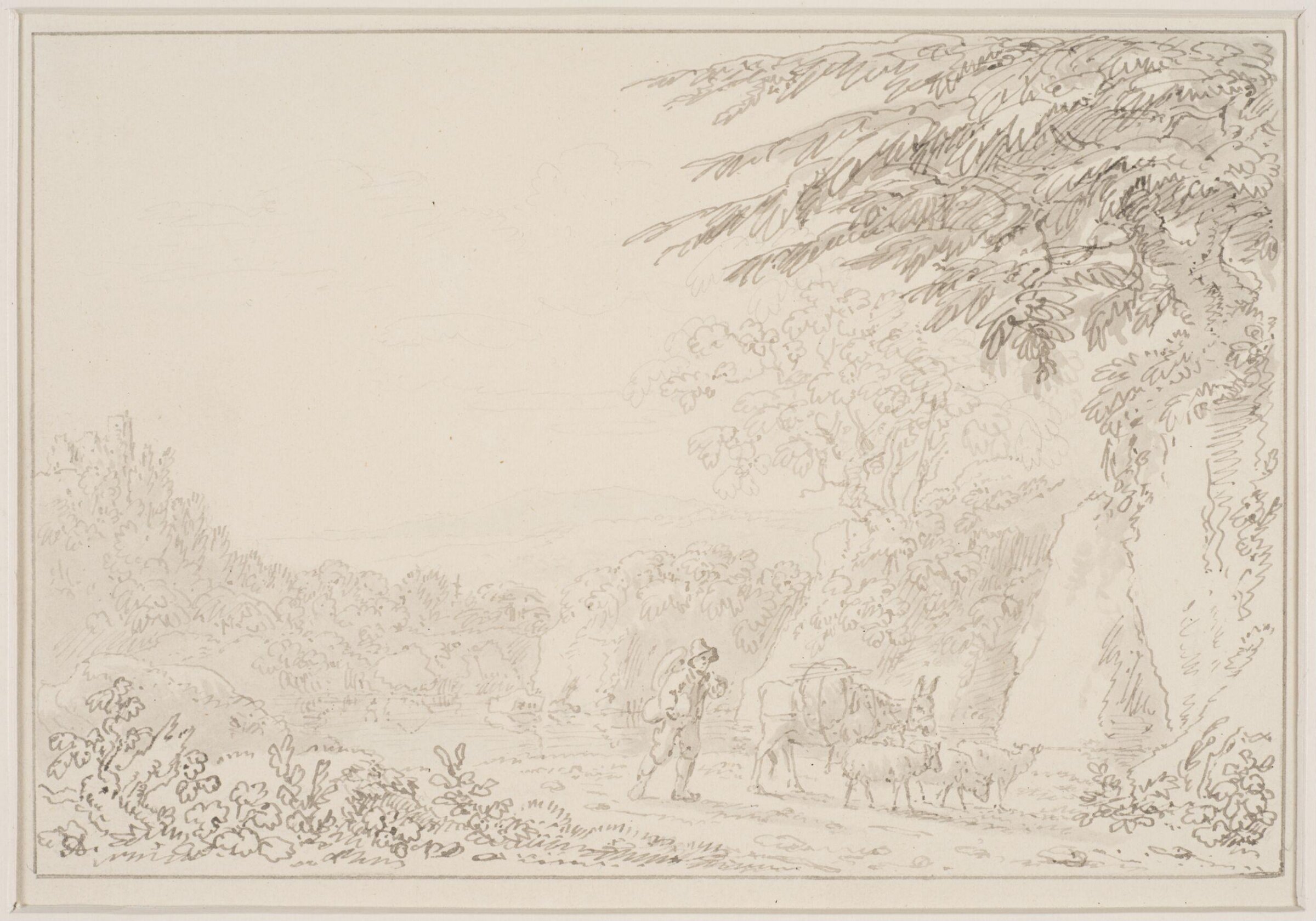 Drawing, Anthony Thomas Devis, c.1800s
