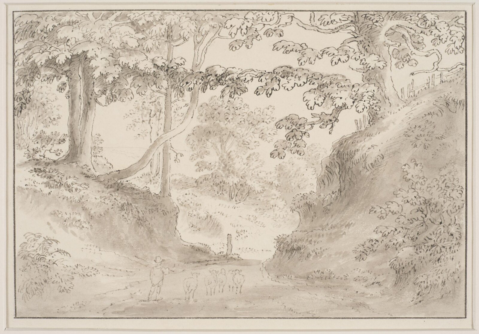 Drawing, Anthony Thomas Devis, c.1800s