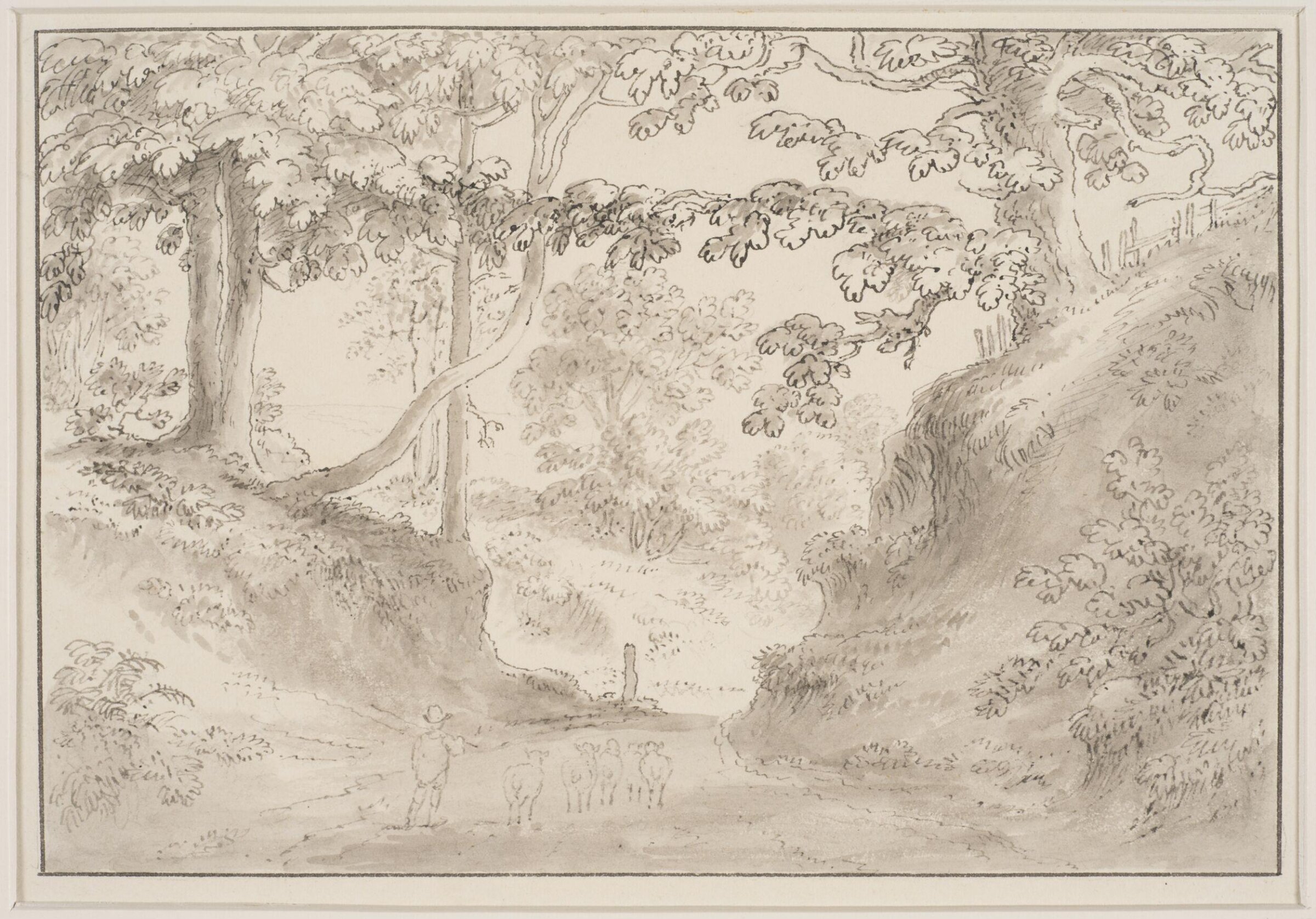 Drawing, Anthony Thomas Devis, c.1800s