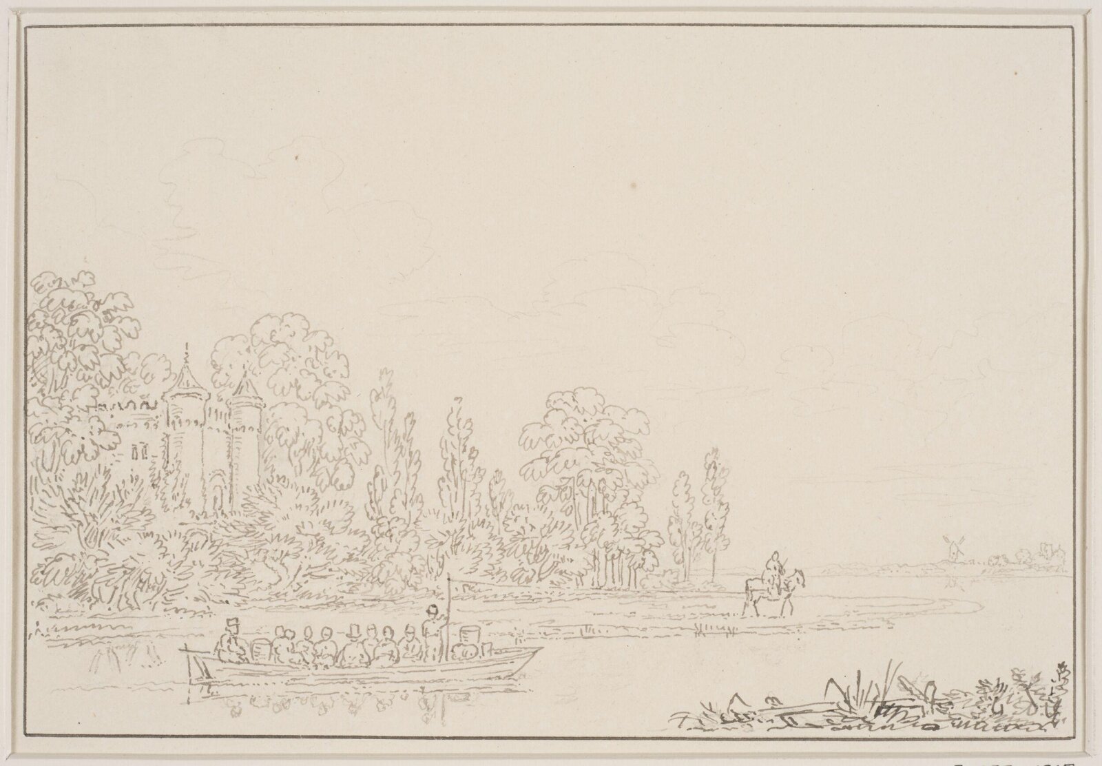 Drawing, Anthony Thomas Devis, c.1800s