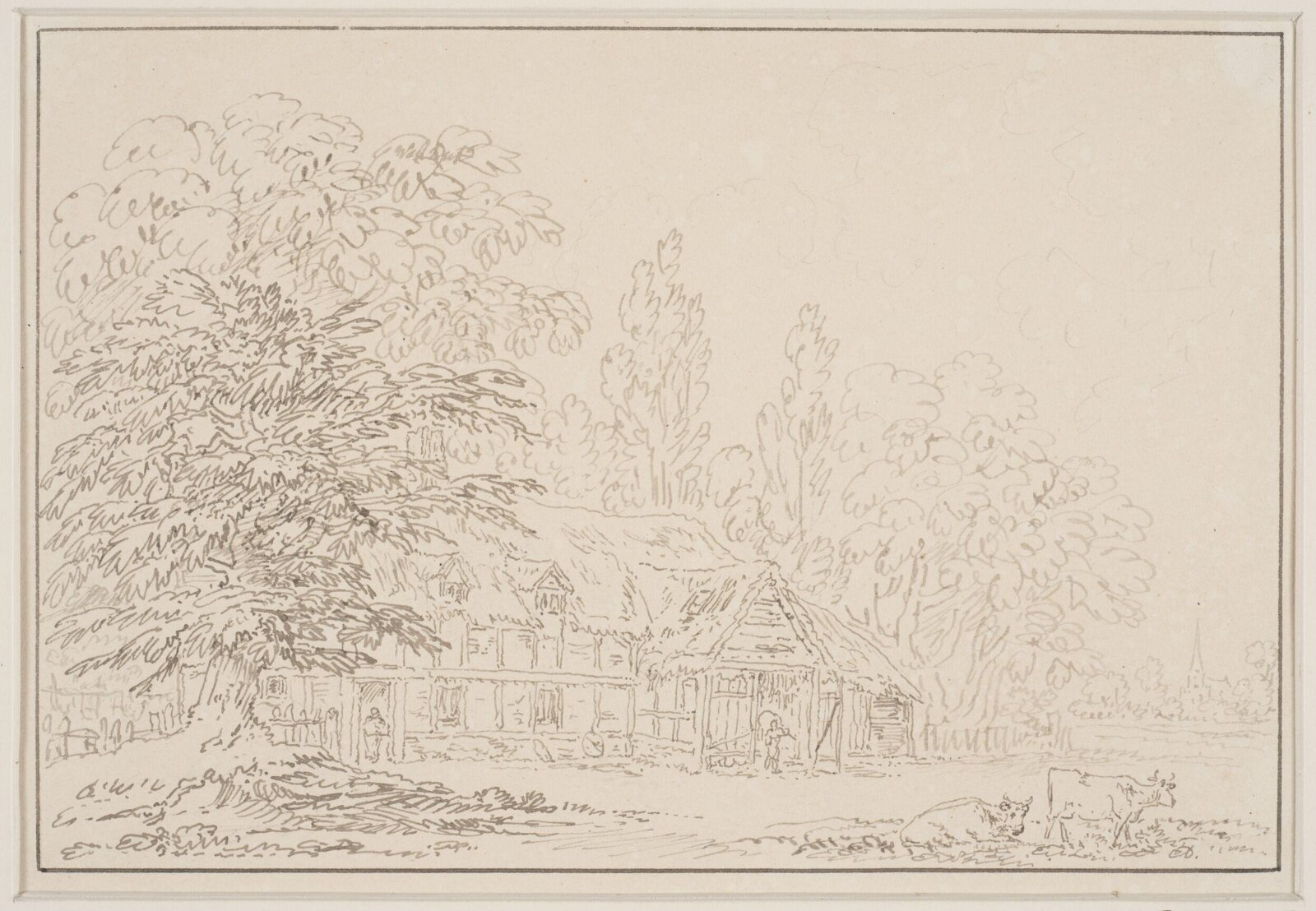 Drawing, Anthony Thomas Devis, c.1800s