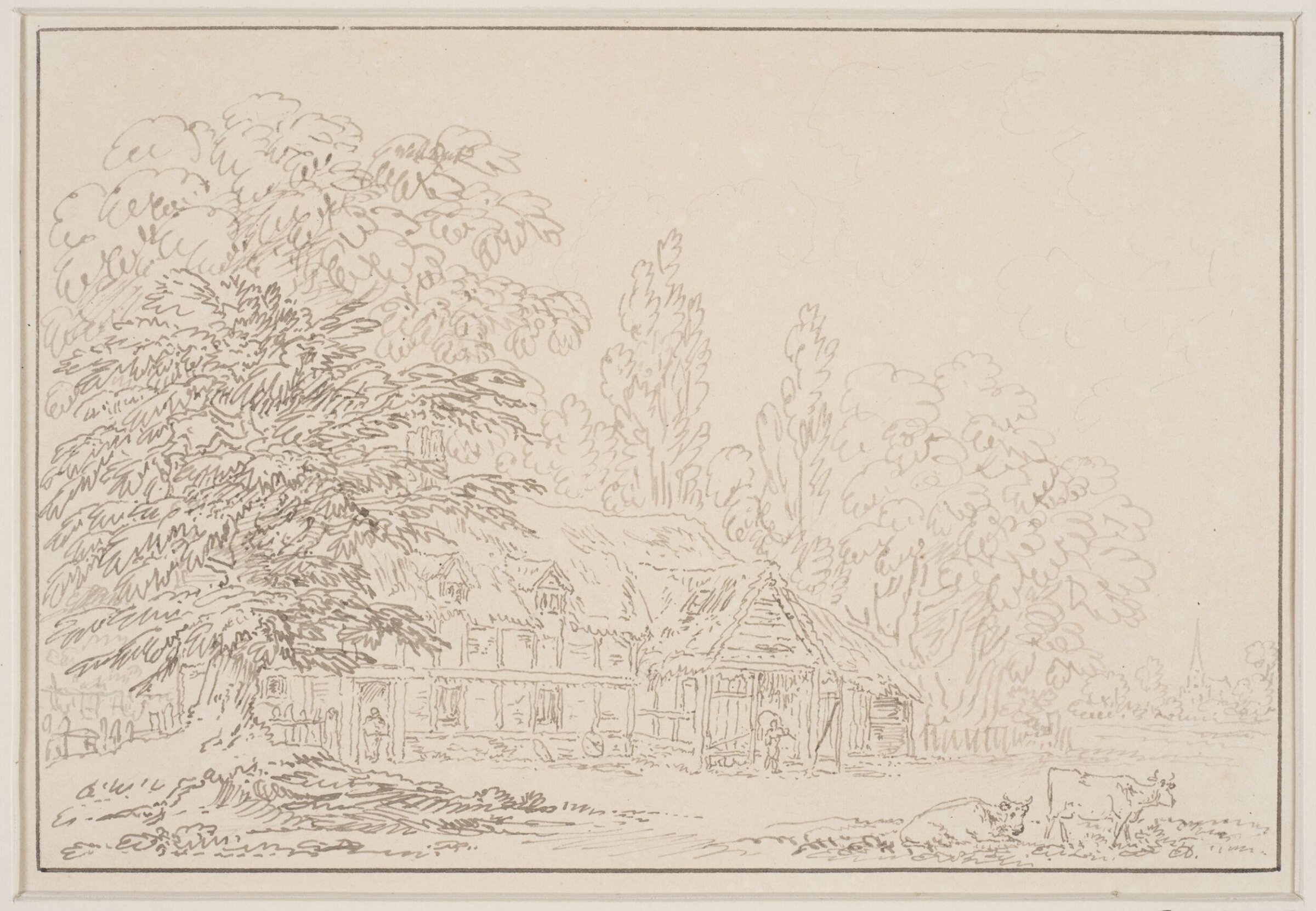 Drawing, Anthony Thomas Devis, c.1800s