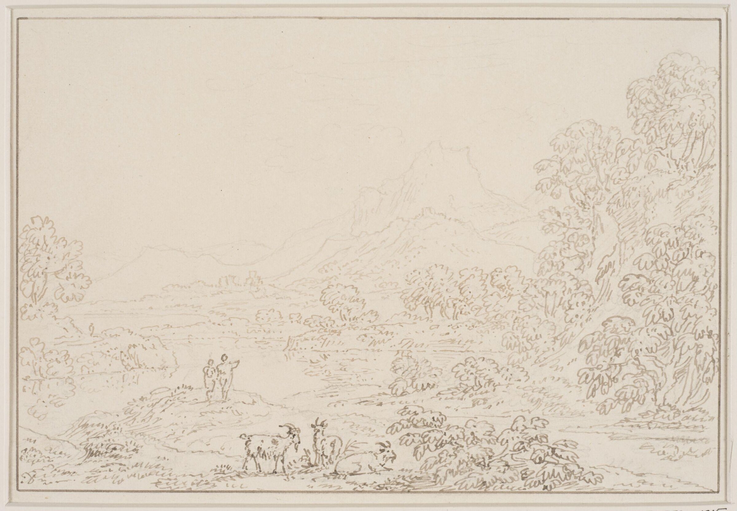 Drawing, Anthony Thomas Devis, c.1800s