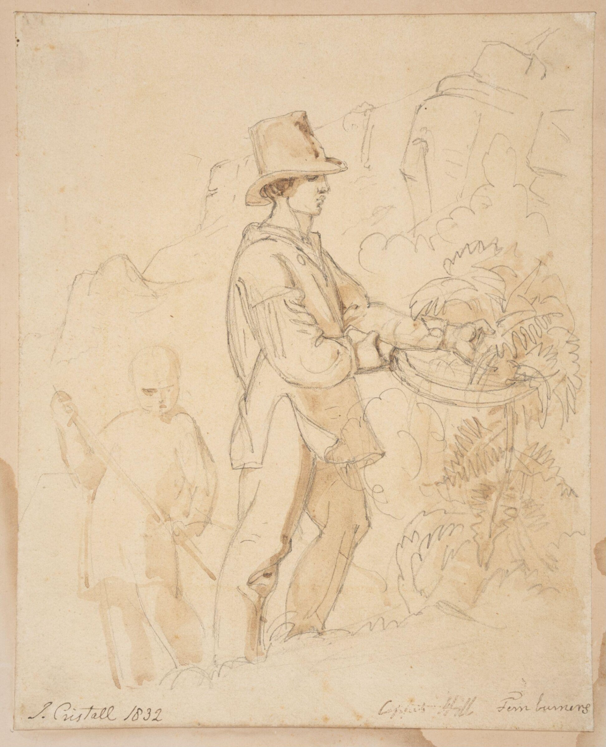 Coppet Hill Fern Burners, Joshua Cristall, 1832