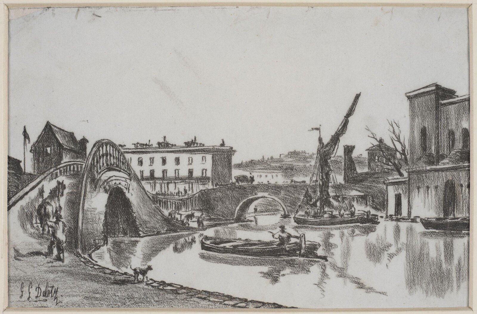 Drawing, George Gregor Delotz, third quarter 19th century