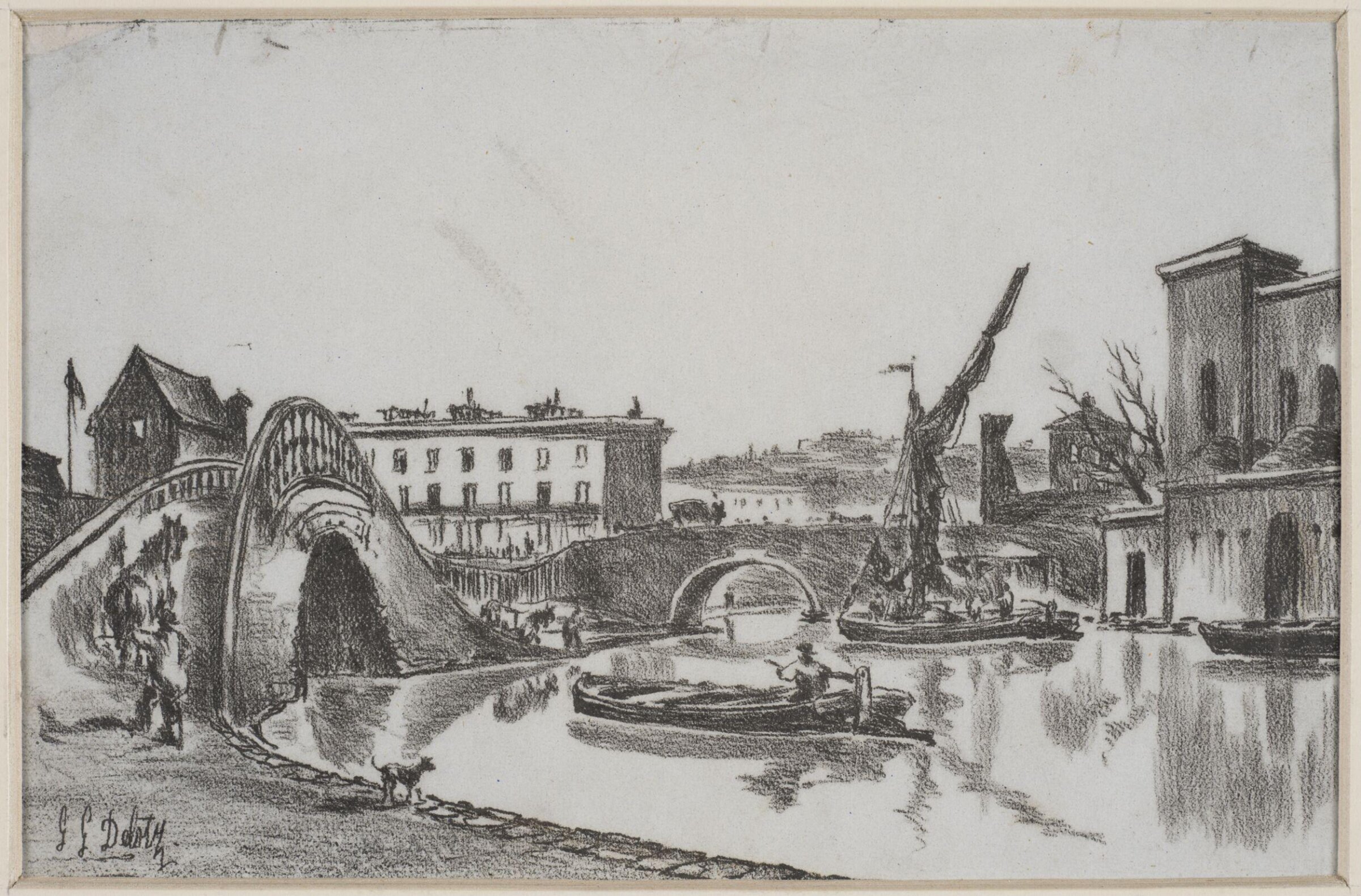 Drawing, George Gregor Delotz, third quarter 19th century