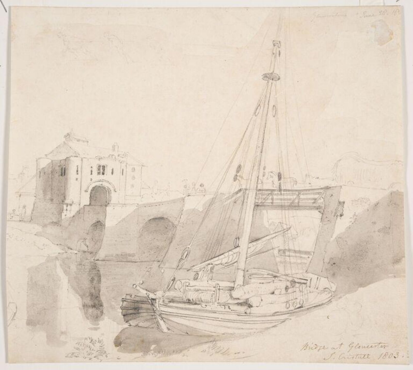 Drawing, Joshua Cristall, 1803