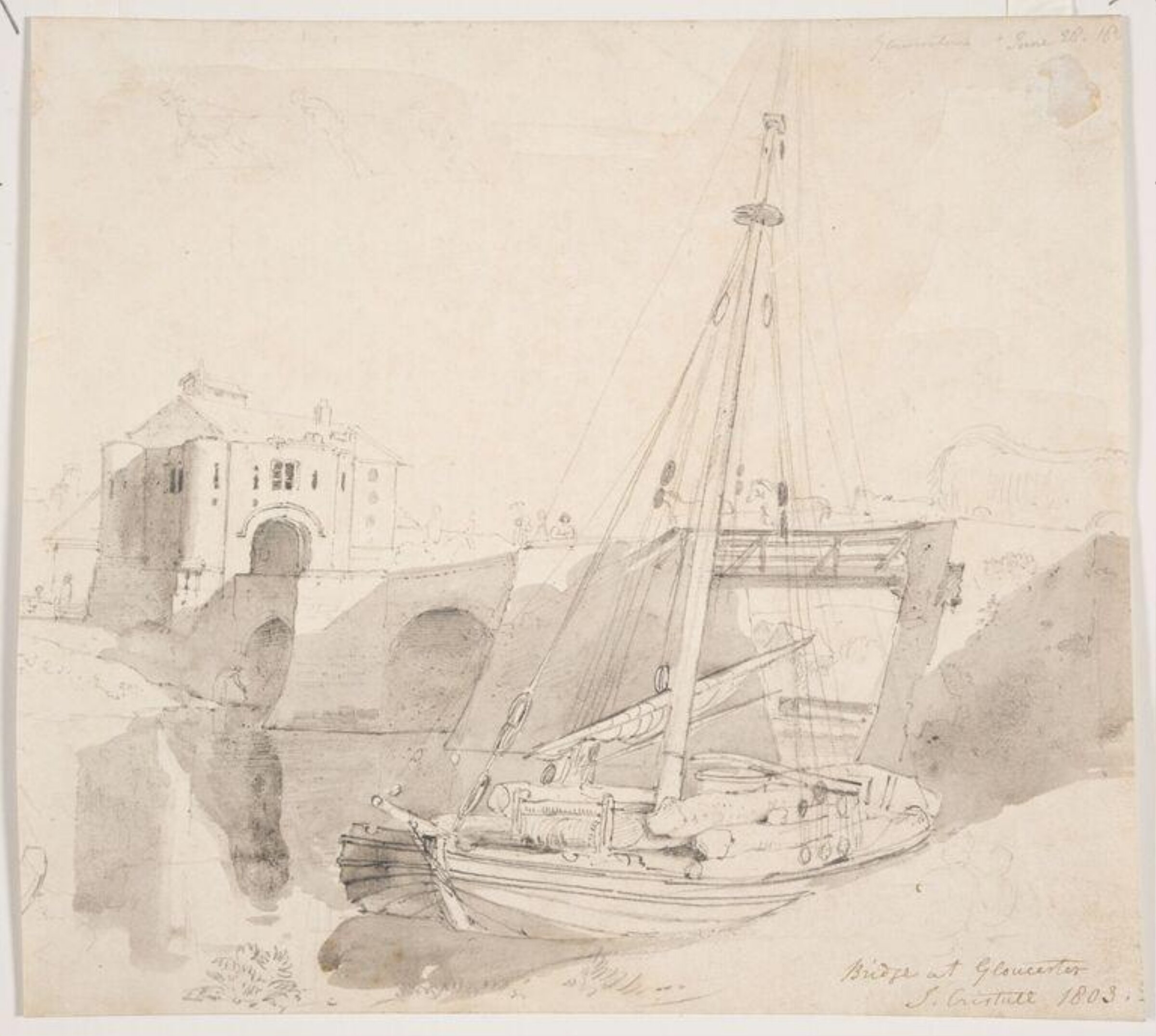 Drawing, Joshua Cristall, 1803