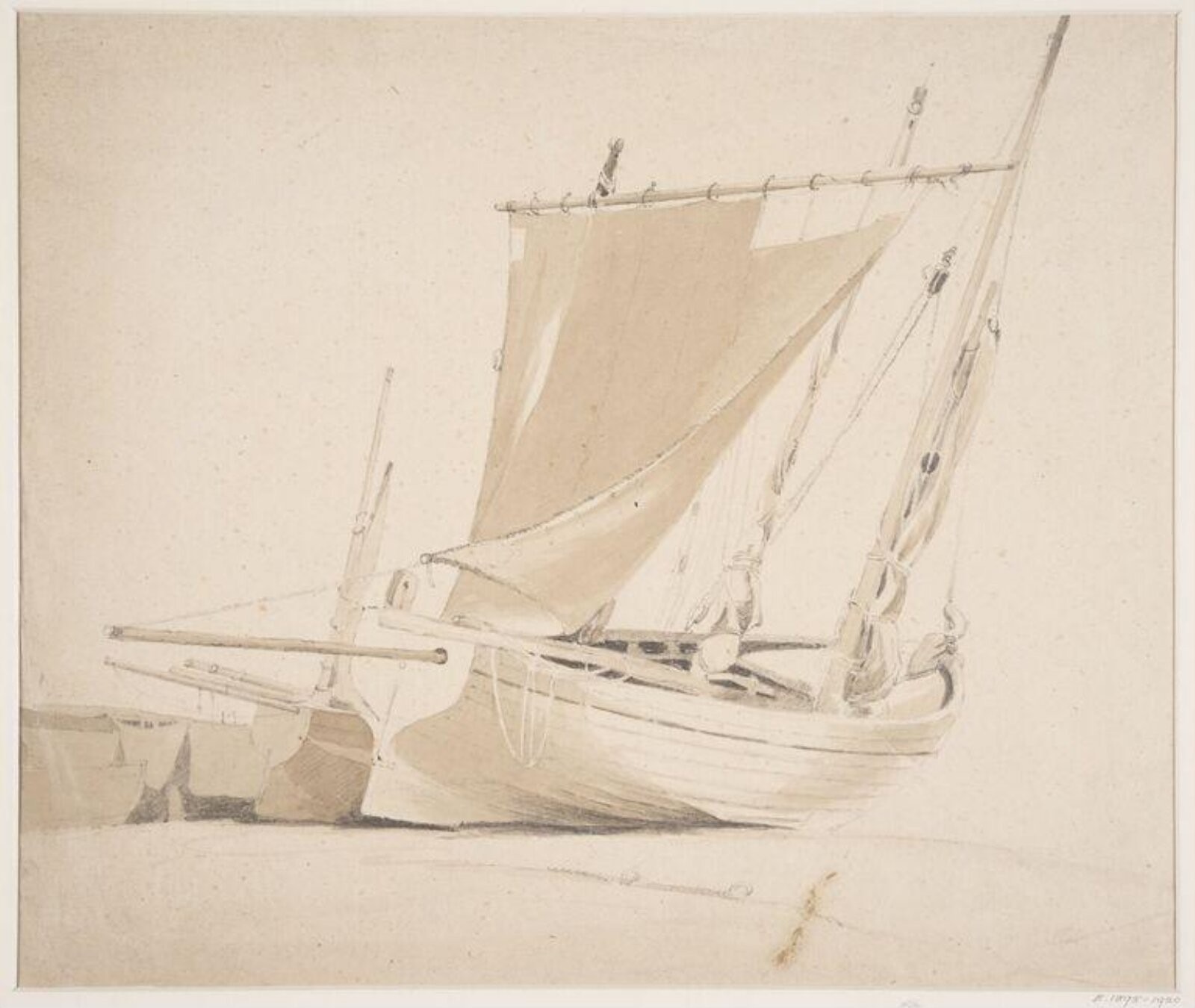 Drawing, cristall, early 19th century