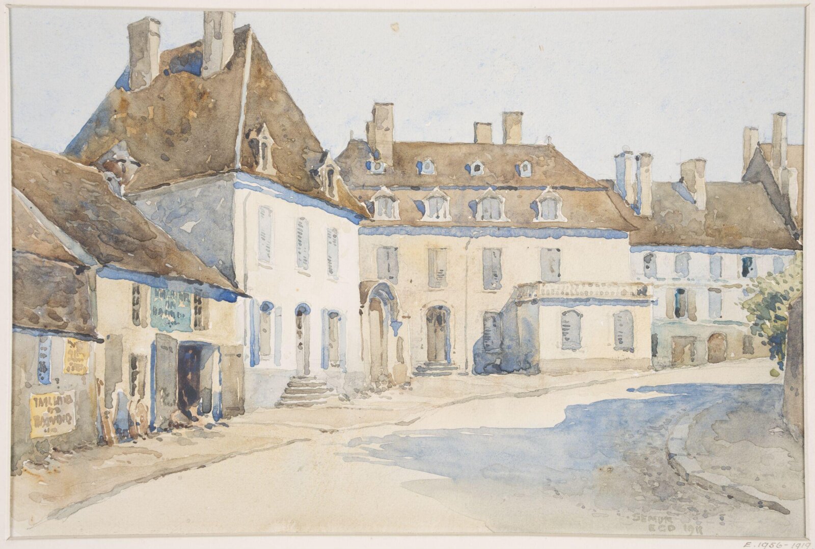 Semur, France, E. Guy Dawber, 1911
