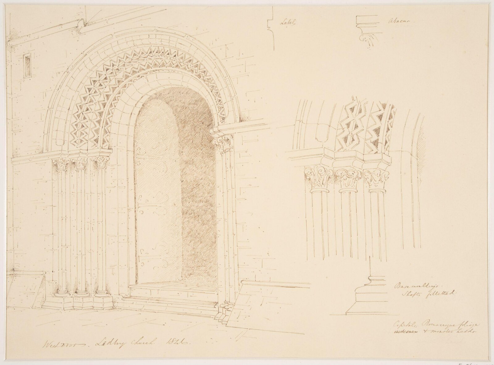 Drawing, William Delamotte, 1846