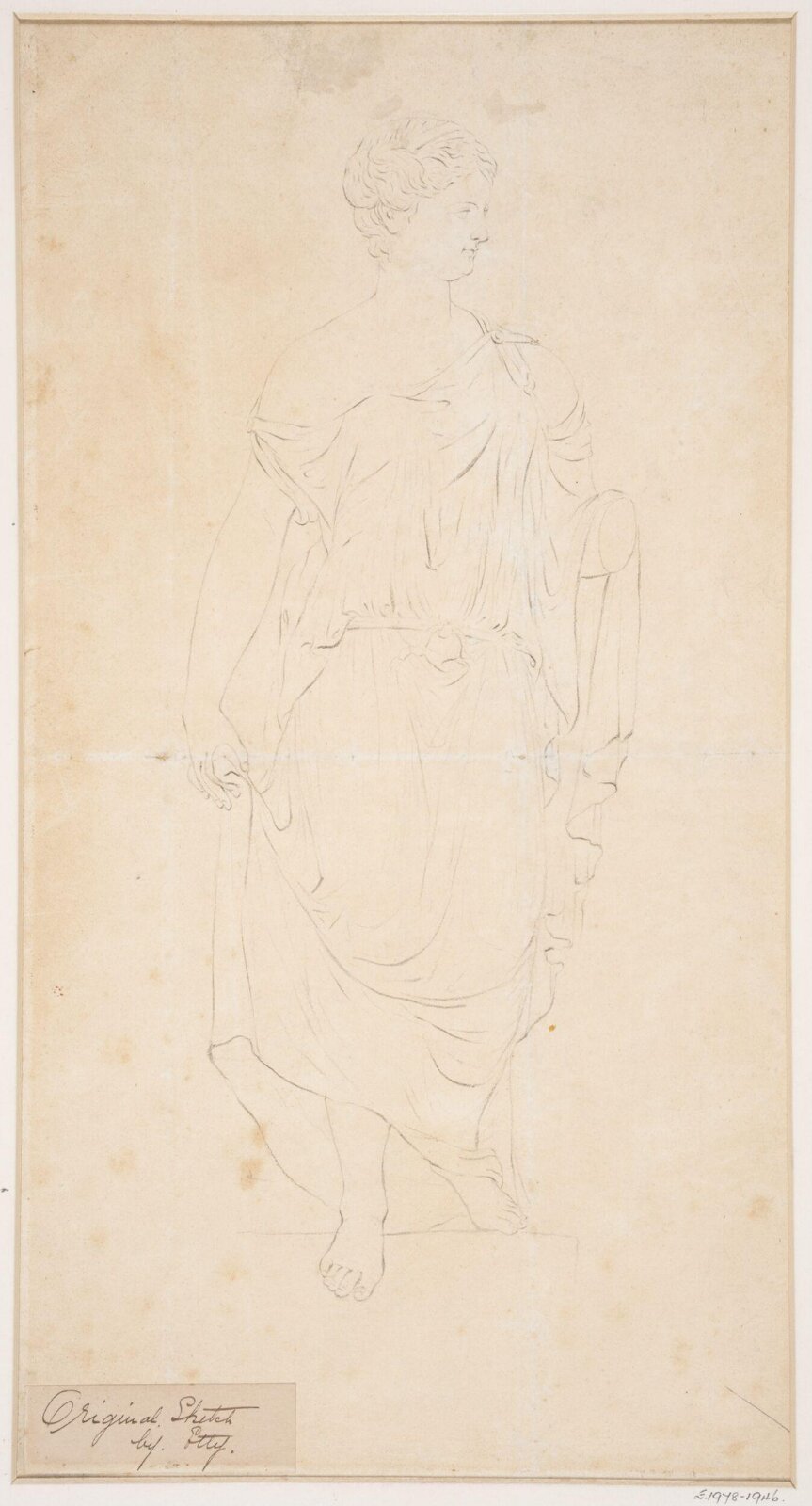 Drawing, William Etty, ca.early 19th century
