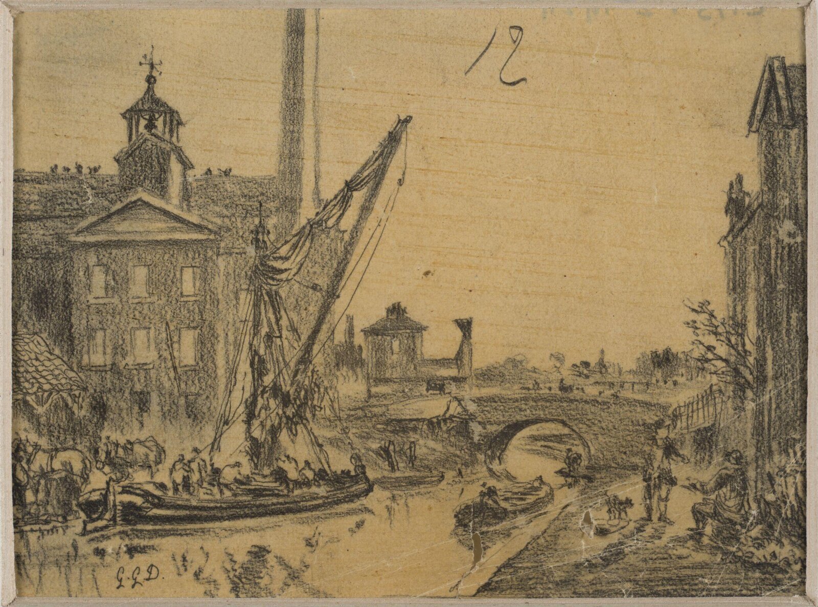 Drawing, George Gregor Delotz, third quarter 19th century
