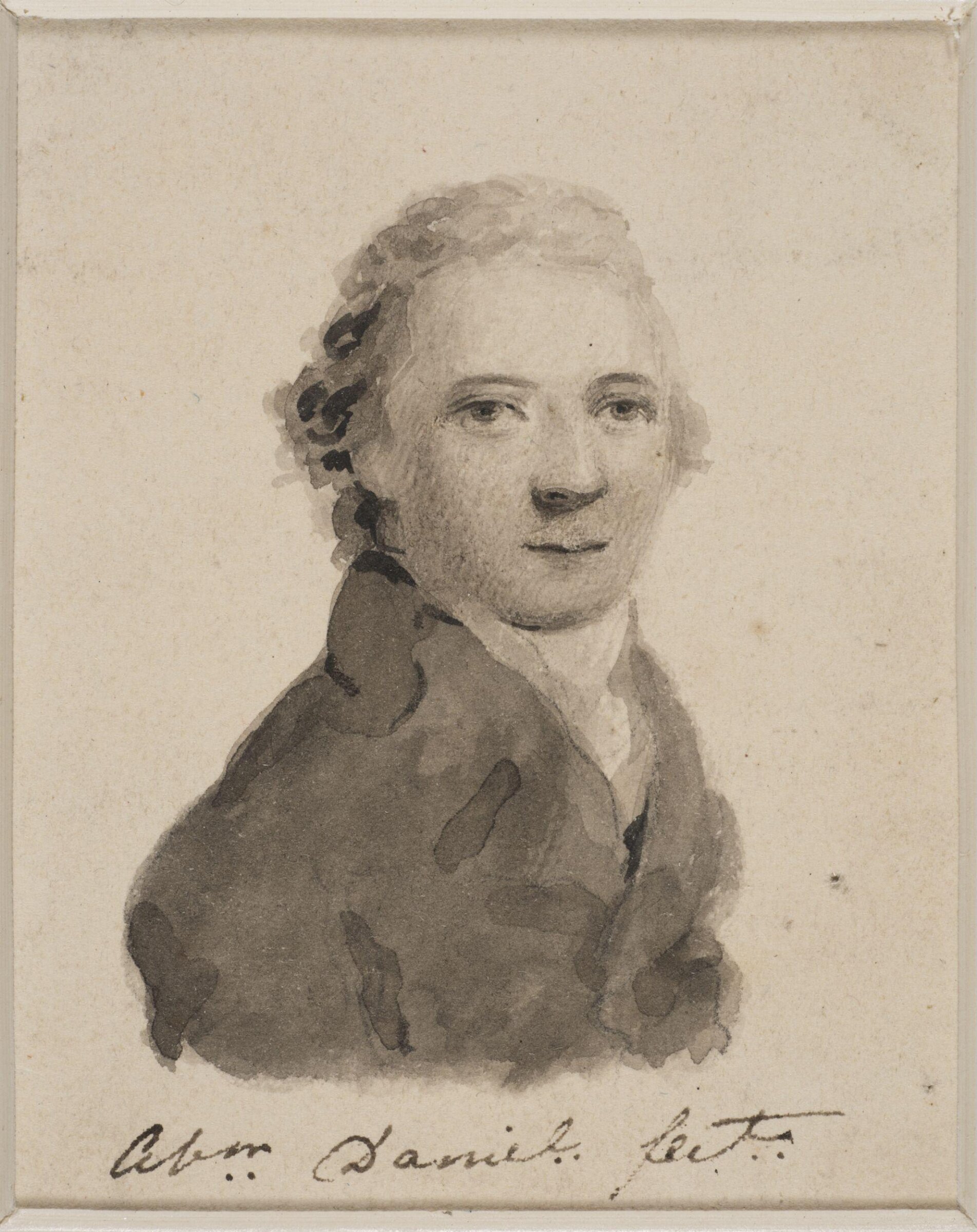 Portrait miniature of an unknown man, Abraham Daniel, ca. 1775 - ca. 1799
