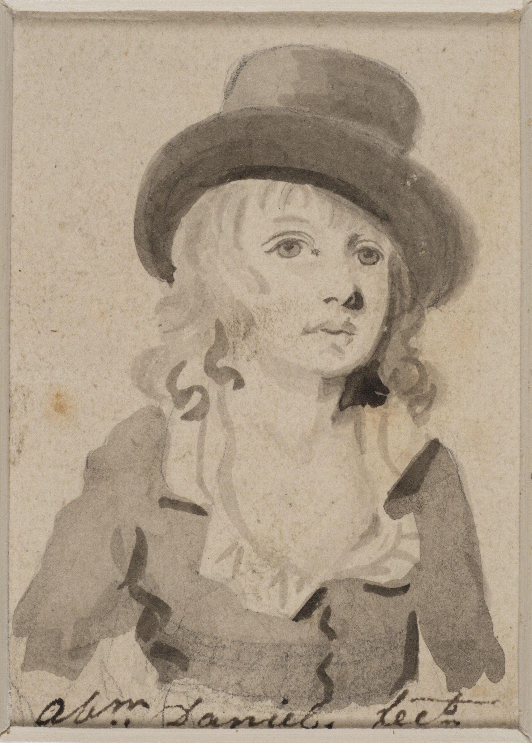 Portrait miniature of an unknown boy, Abraham Daniel, ca. 1775 - ca. 1799