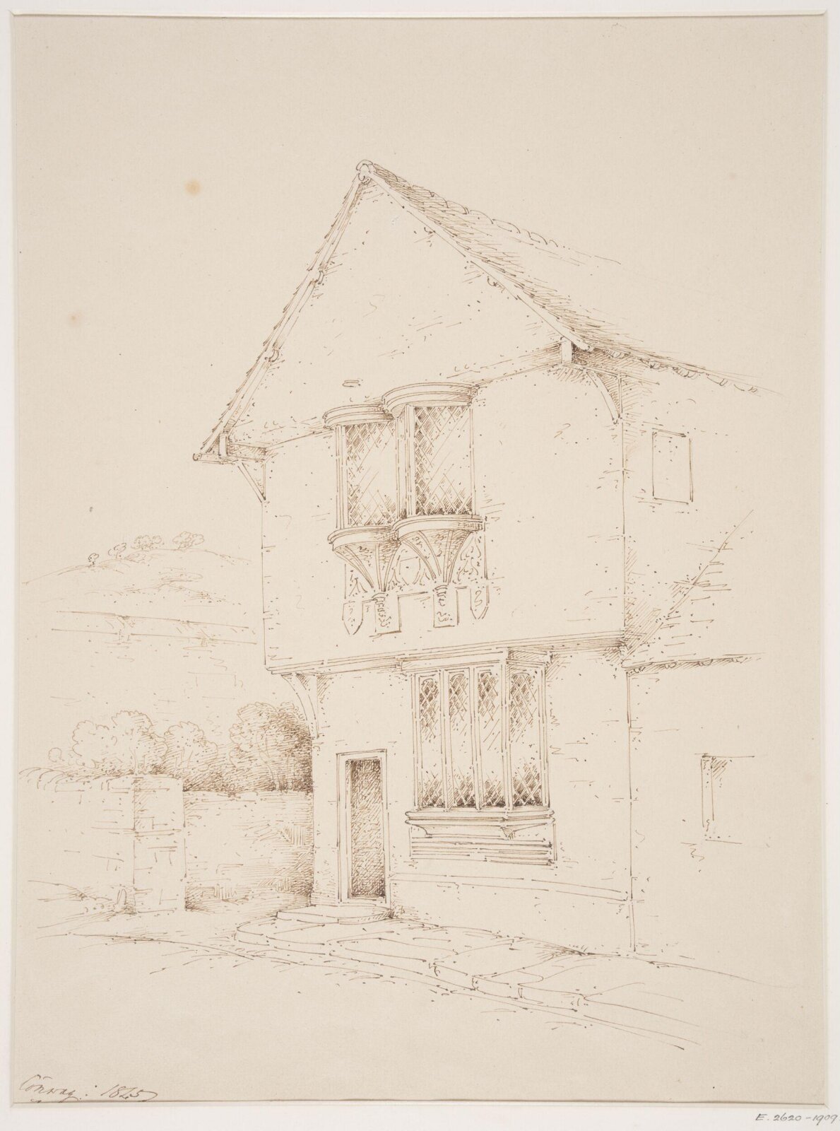Drawing, William Delamotte, 1845