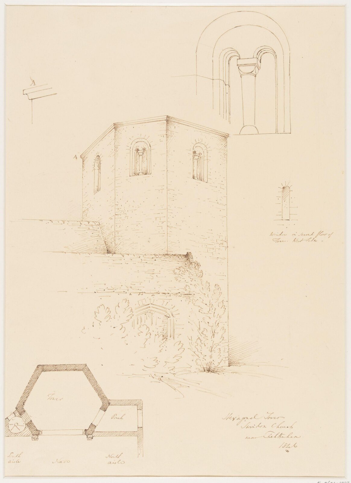 Drawing, William Delamotte, 1846