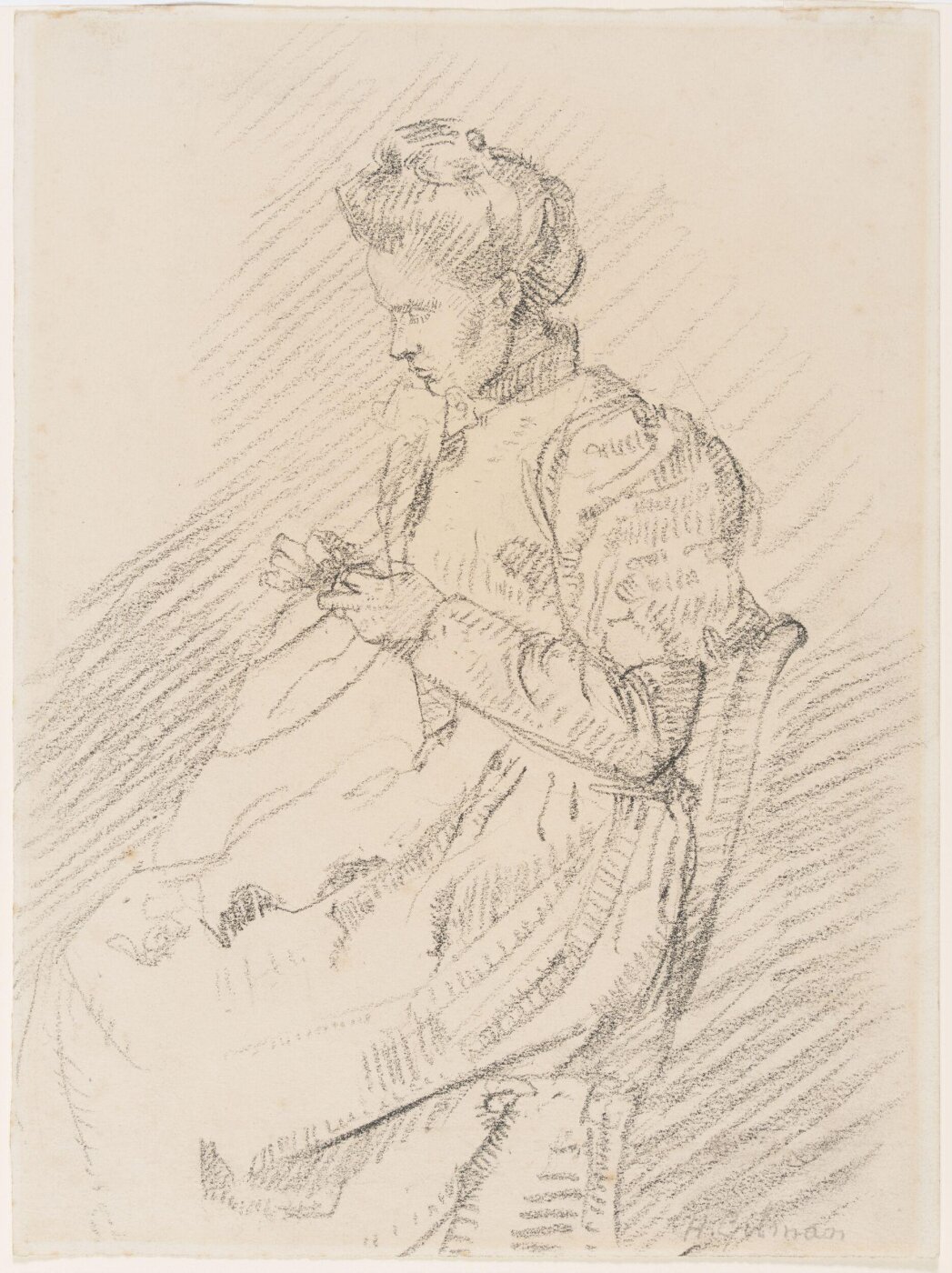 Harold Gilman, Drawing
