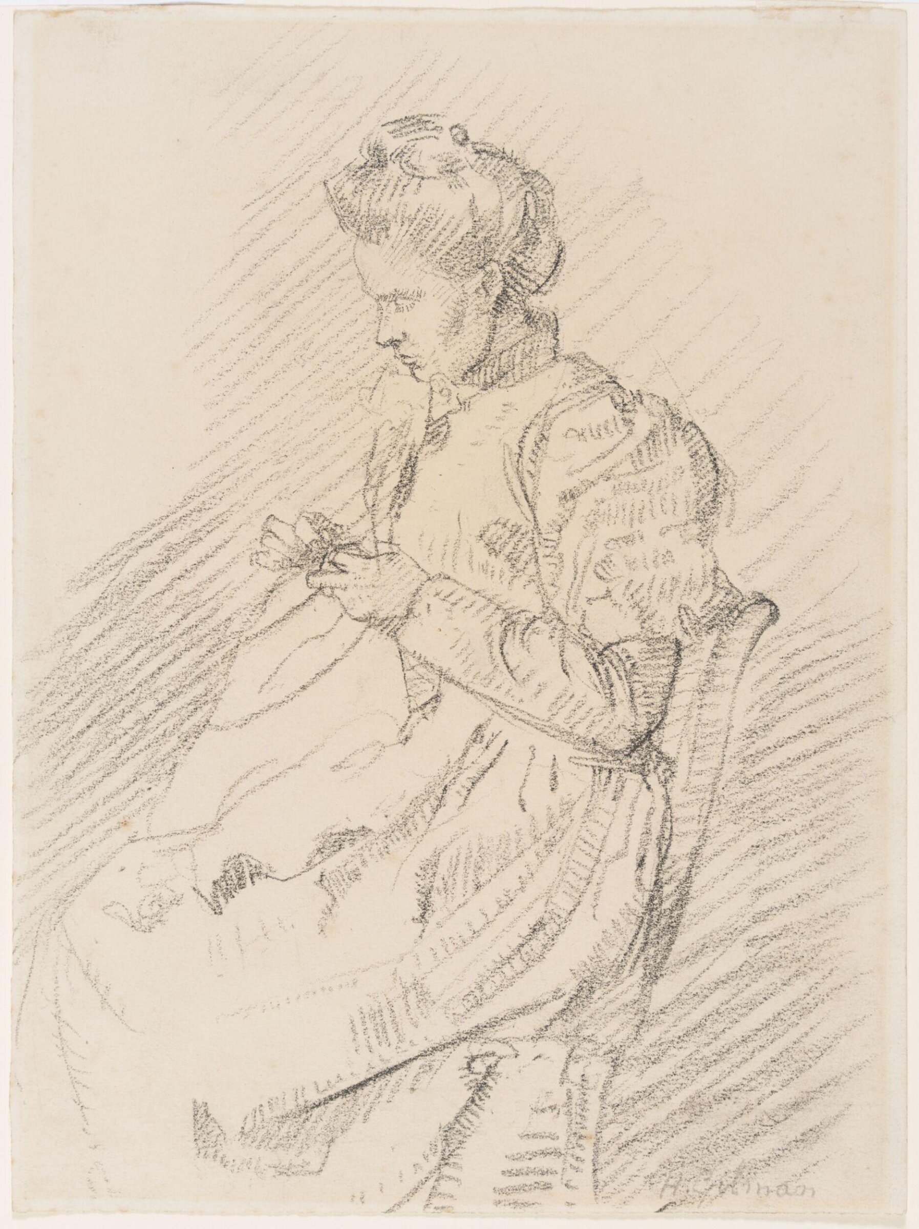 Drawing, Harold Gilman