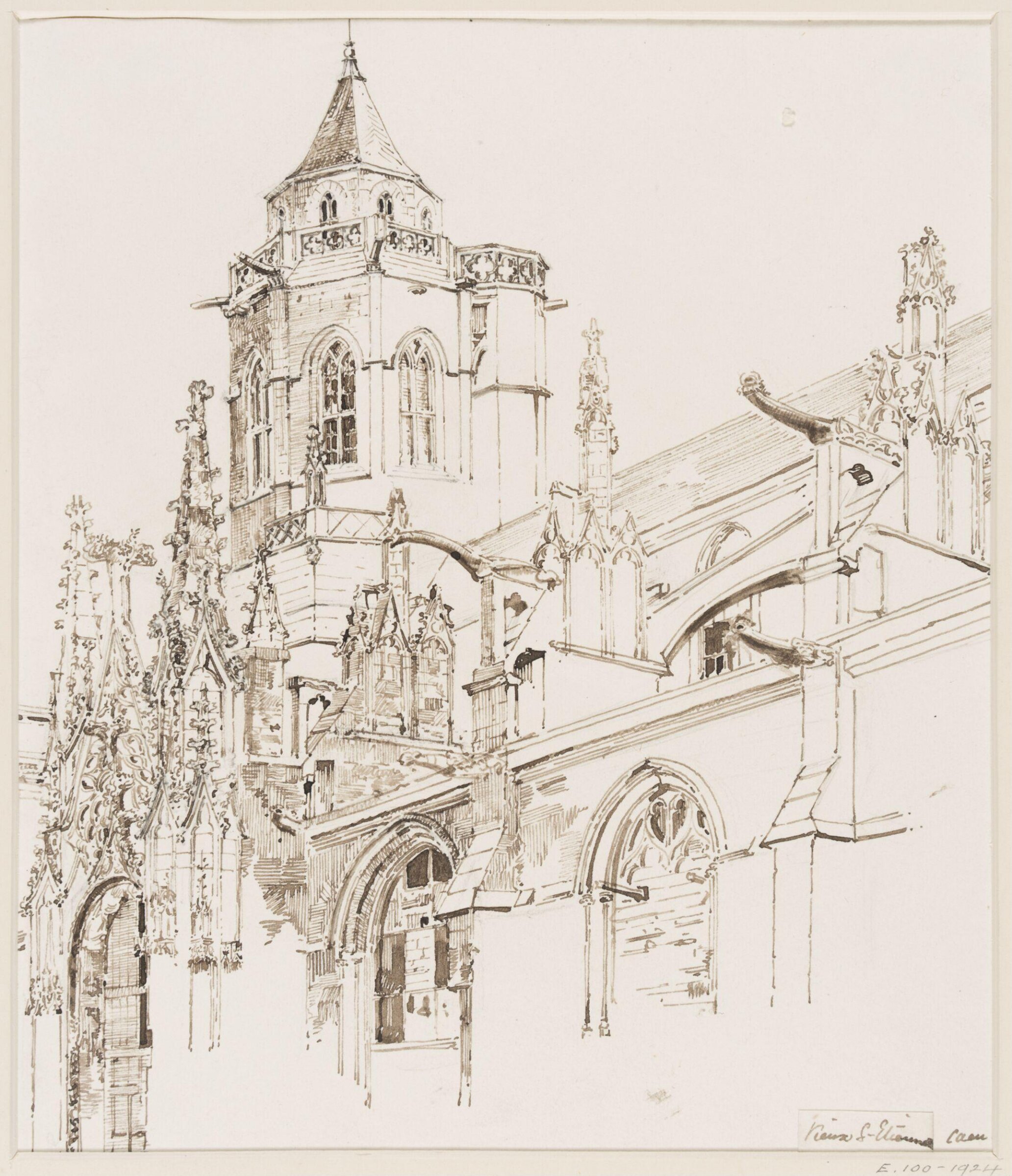 Vieux S. Étienne, Caen, Herbert H. Goodall, September 1880