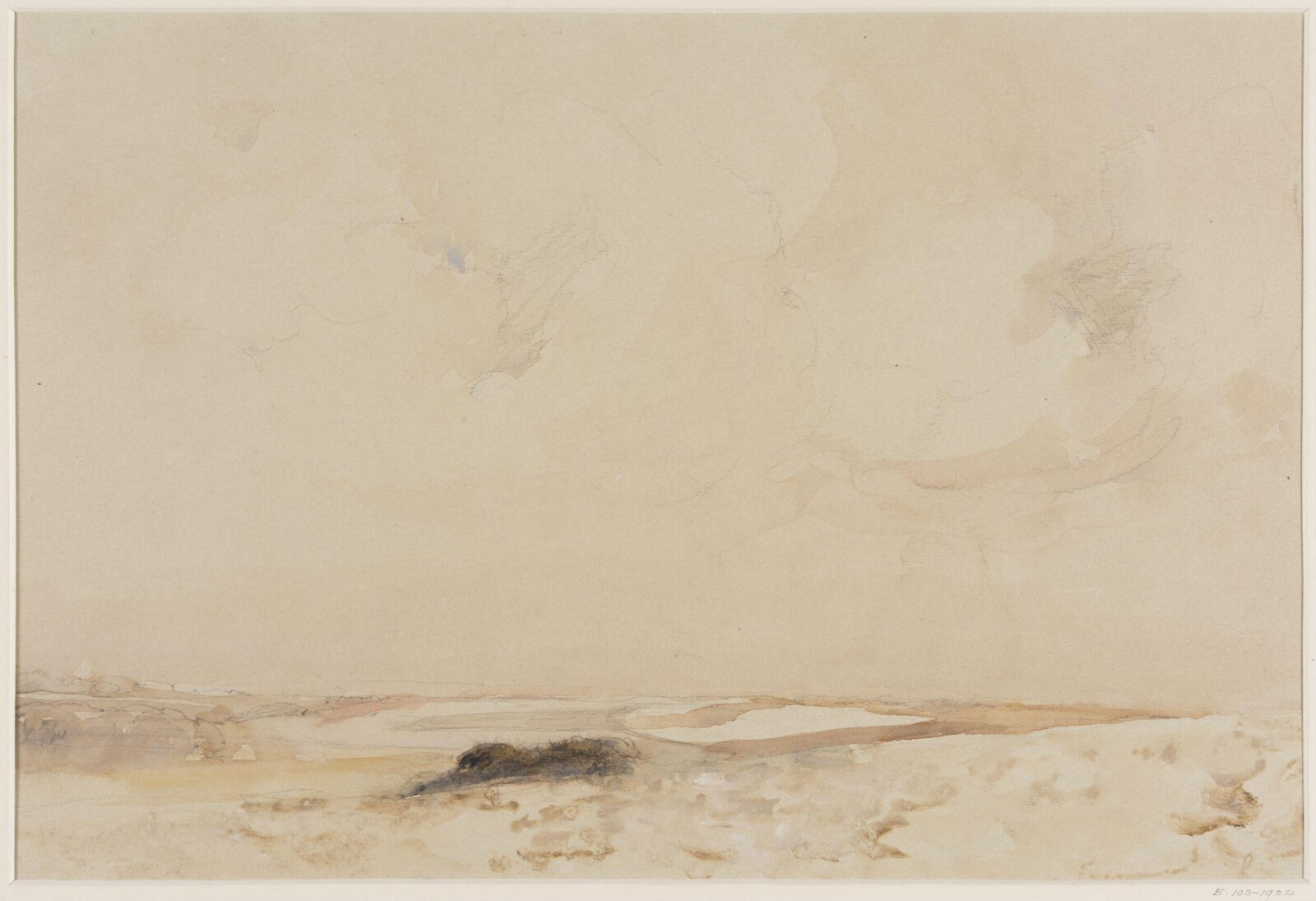 Watercolour drawing, Herbert H. Goodall, c.1880