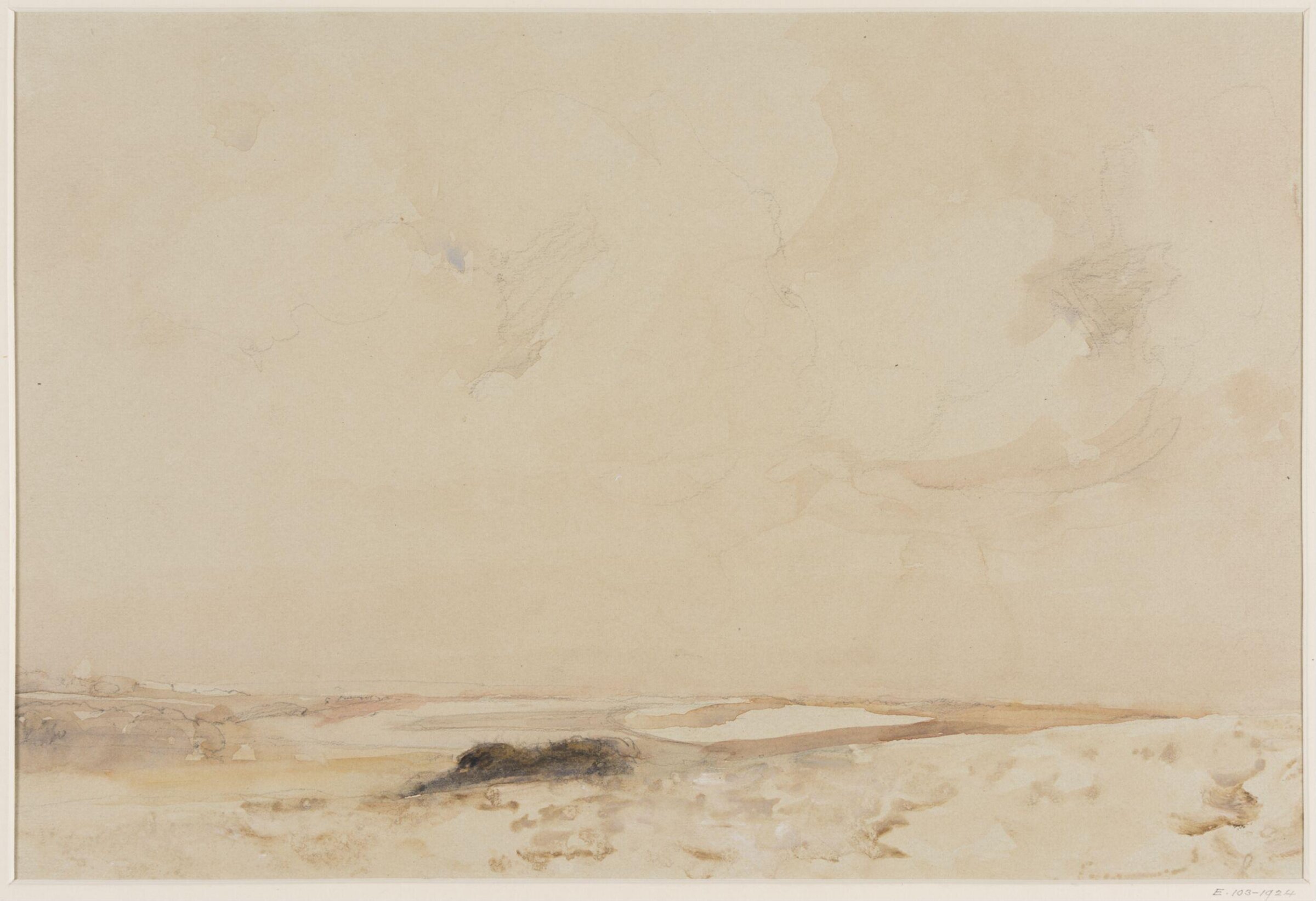 Watercolour drawing, Herbert H. Goodall, c.1880