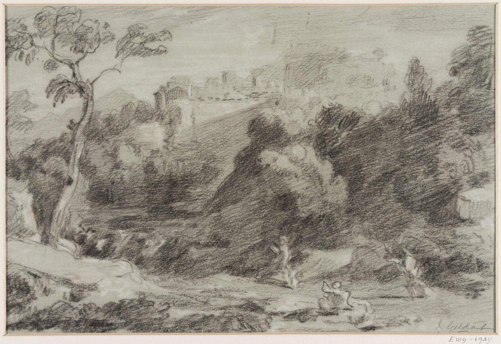 Drawing, Joseph Geldart, mid 19th century