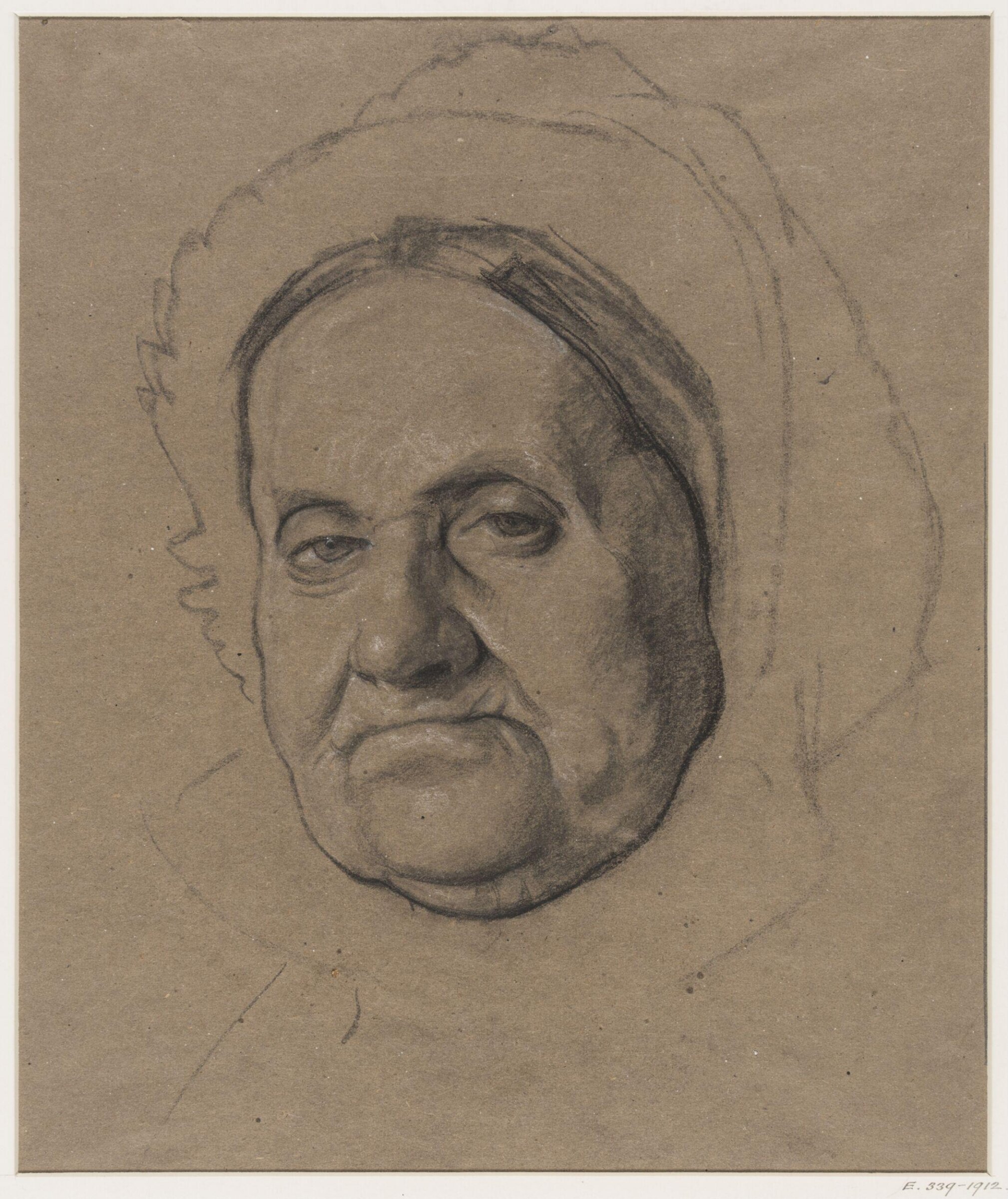 An old market woman., Garrido, 1868-1909