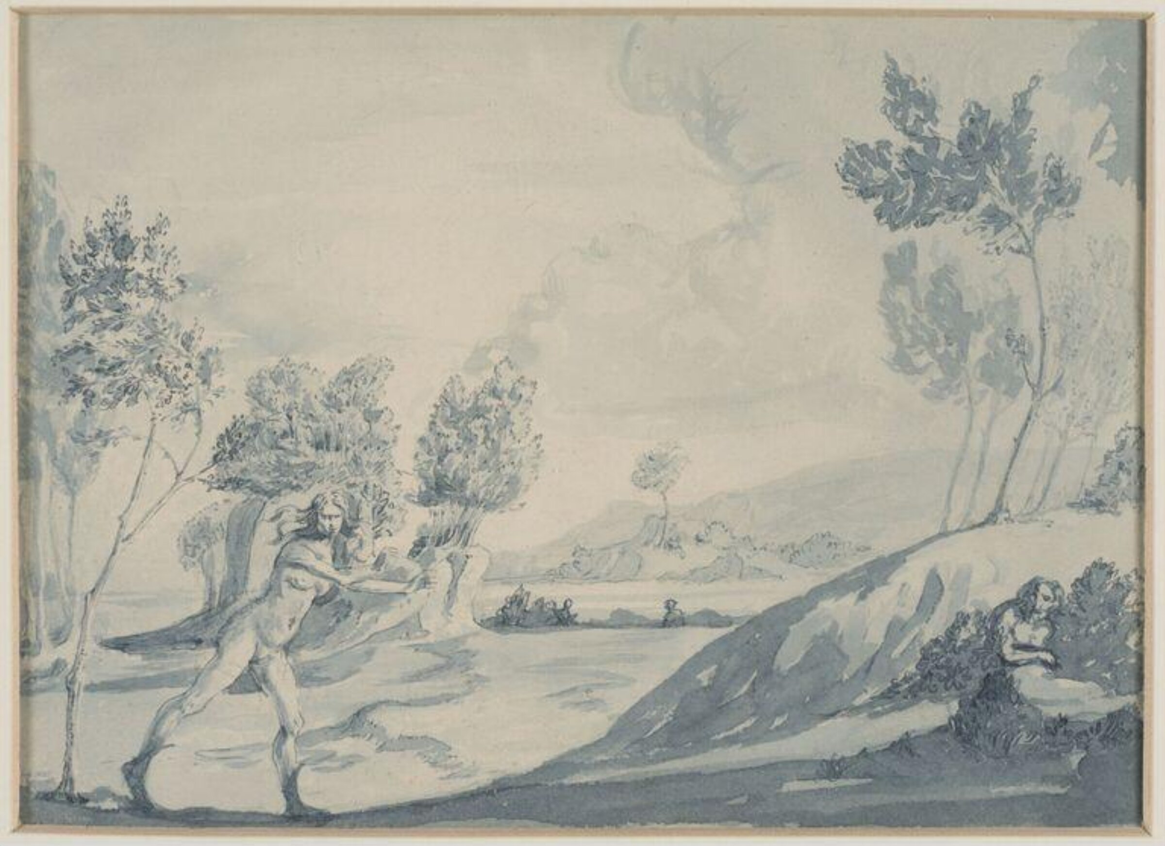 Watercolour drawing, Cyril Goldie, first quarter 20th century