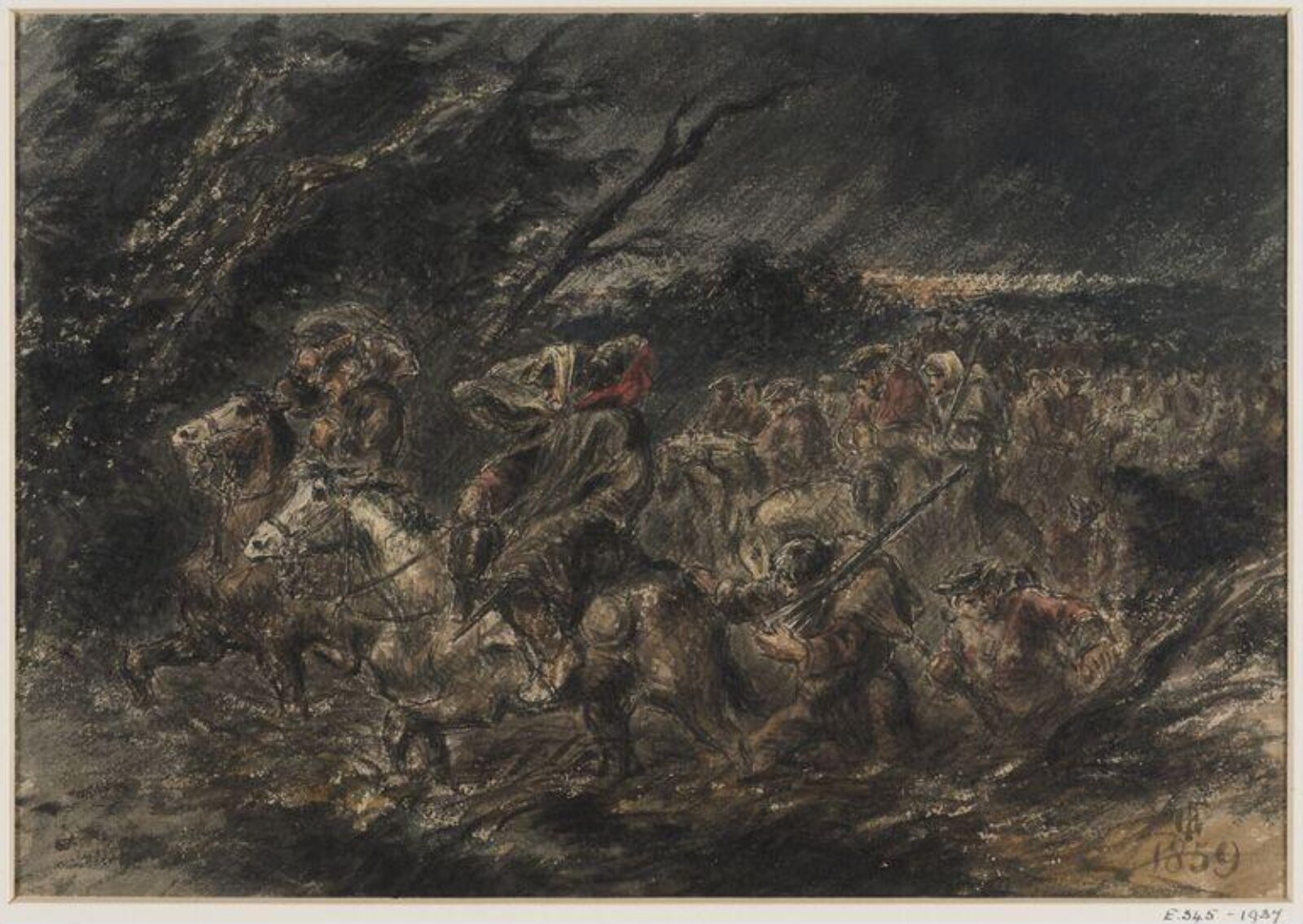 Drawing, Frederick Gilbert, 1859