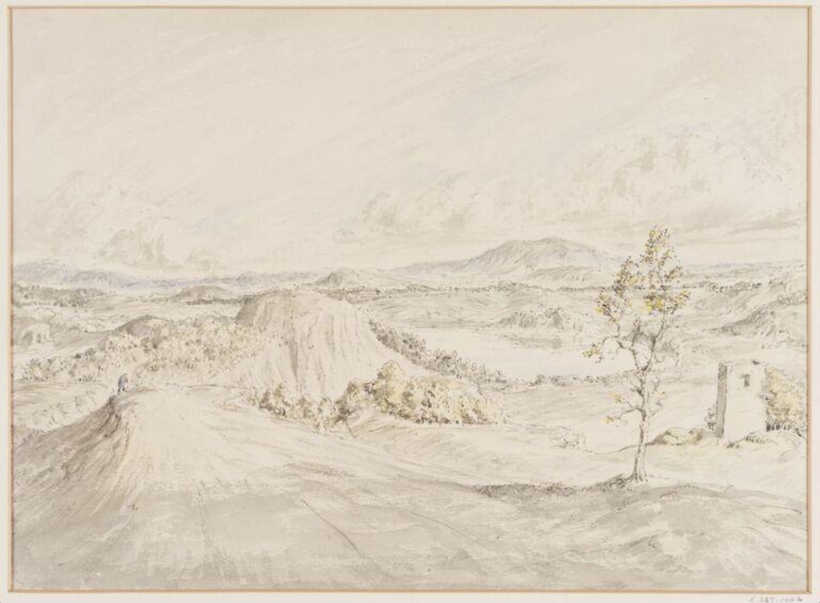 Watercolour drawing, Cyril Goldie, first quarter 20th century