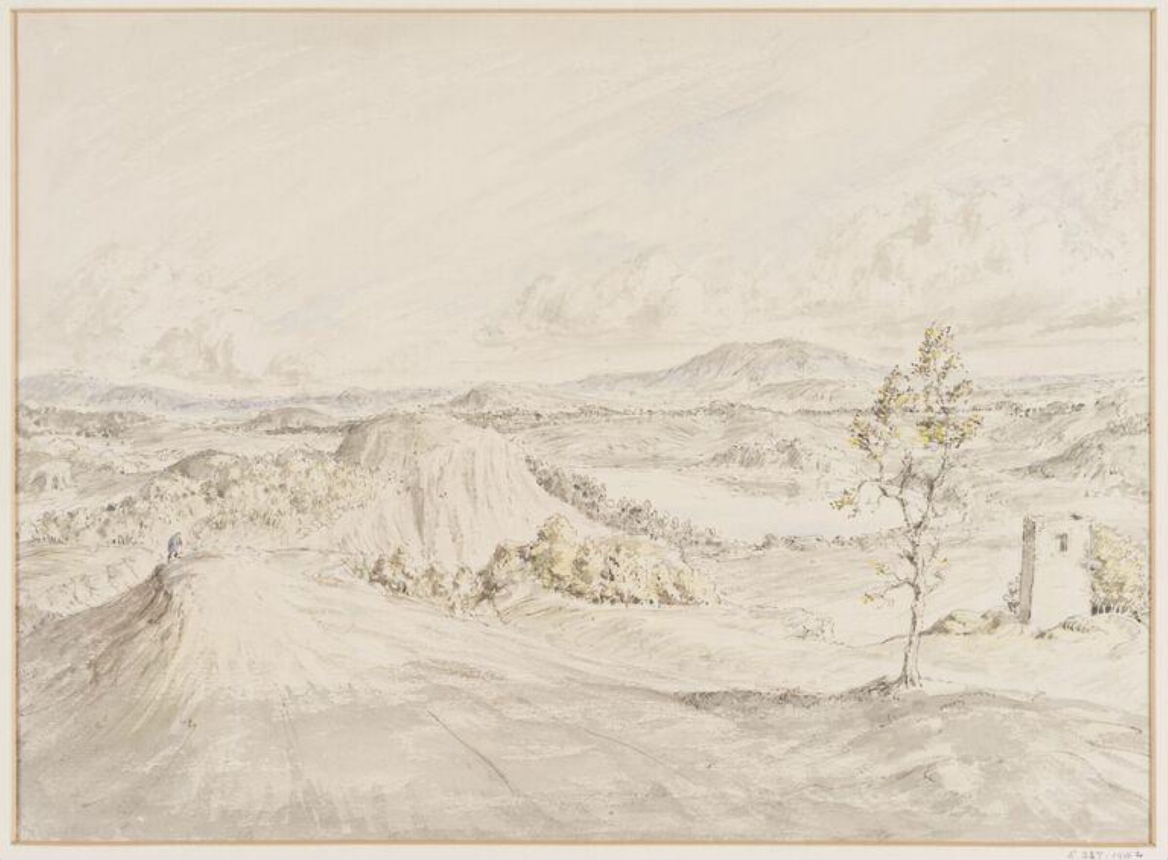 Watercolour drawing, Cyril Goldie, first quarter 20th century