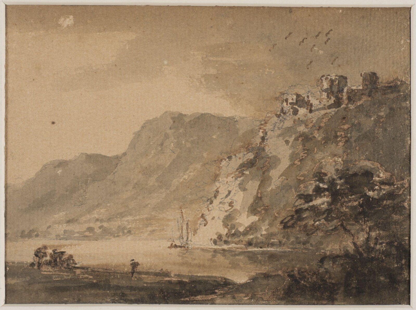 Drawing, William Gilpin, late 18th century