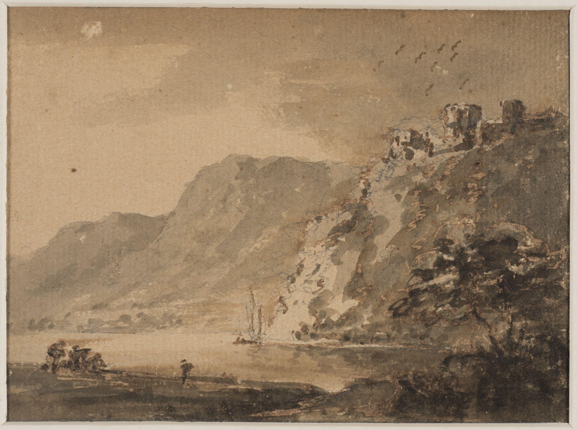 Drawing, William Gilpin, late 18th century