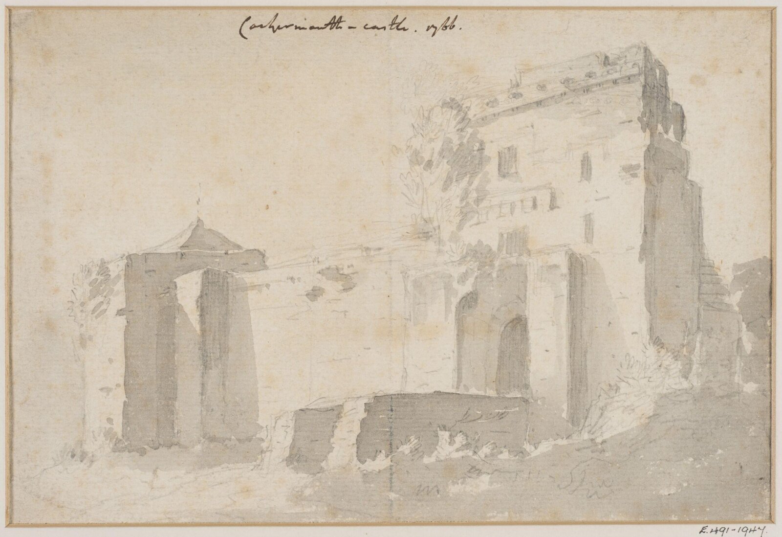 Cockermouth Castle, William Gilpin, 1766
