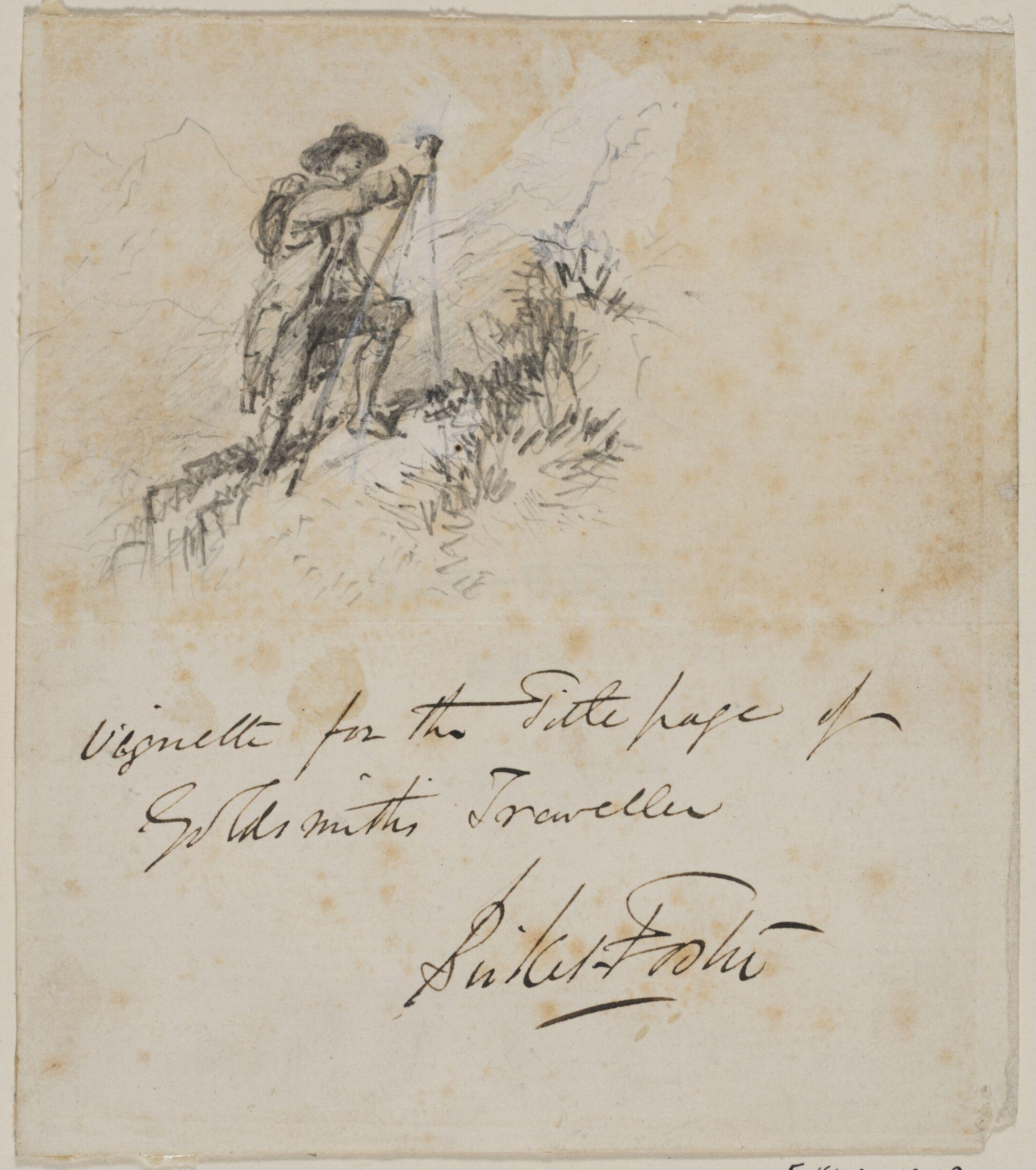 Drawing, Myles Birket Foster, 1825-1899