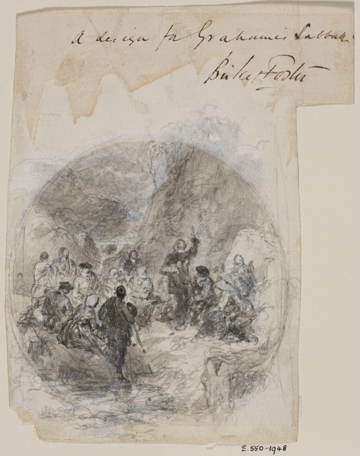 Drawing, Myles Birket Foster, 1825-1899