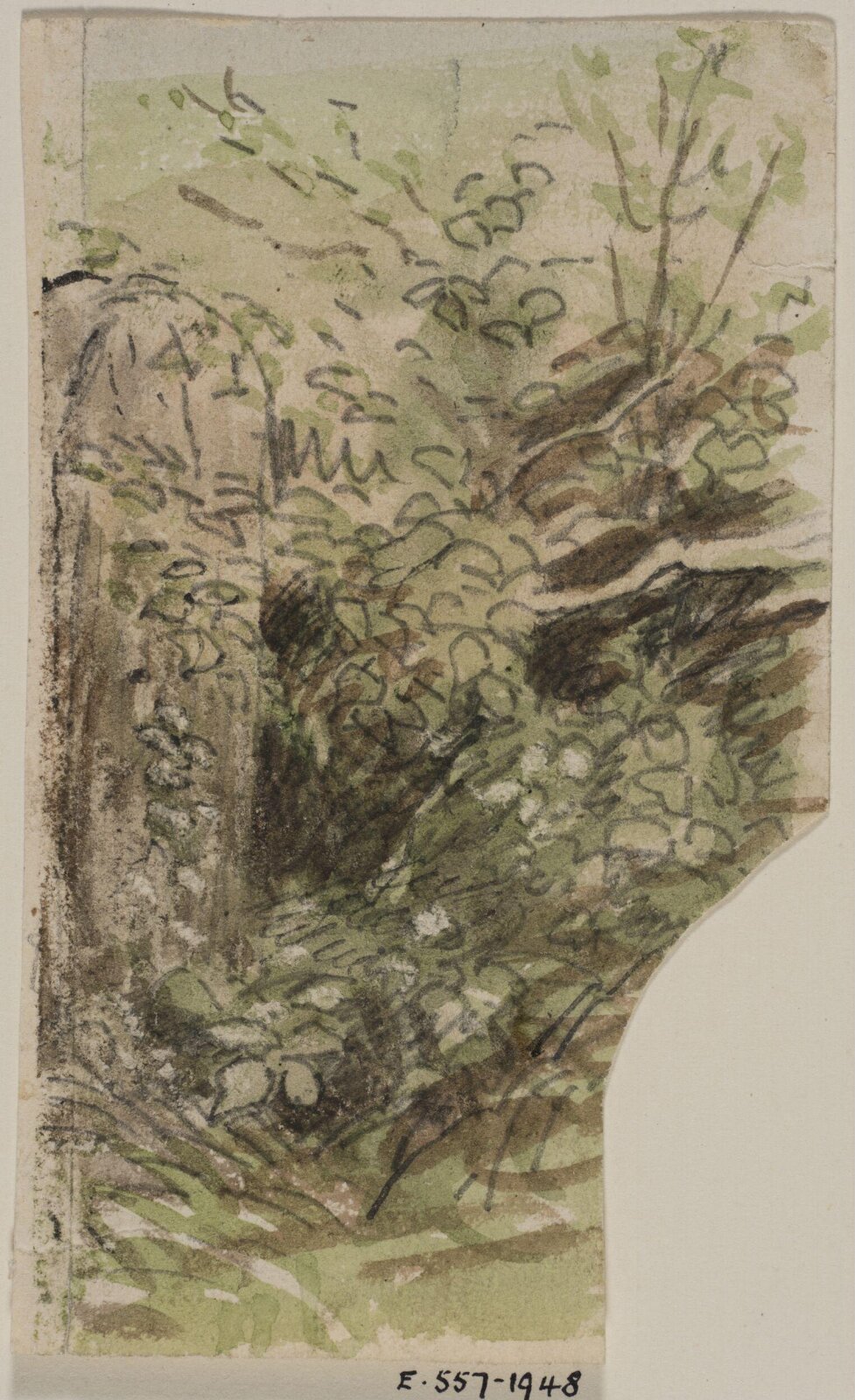 Drawing, Myles Birket Foster, c 1861